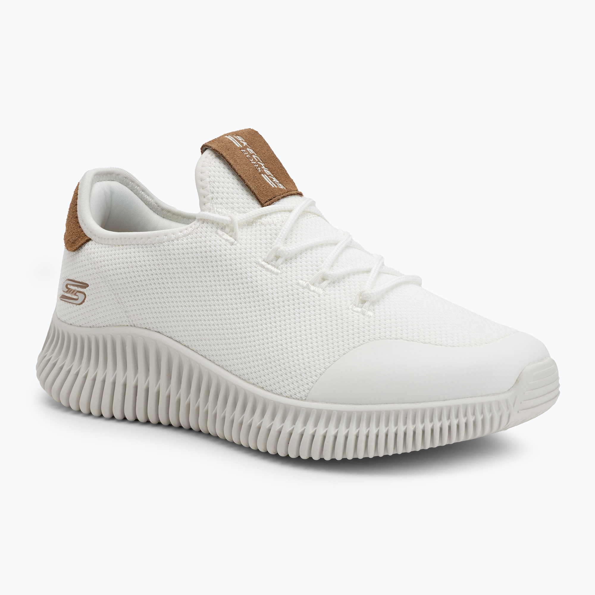 Buty męskie SKECHERS Bobs Sport Geo City Dapper white 