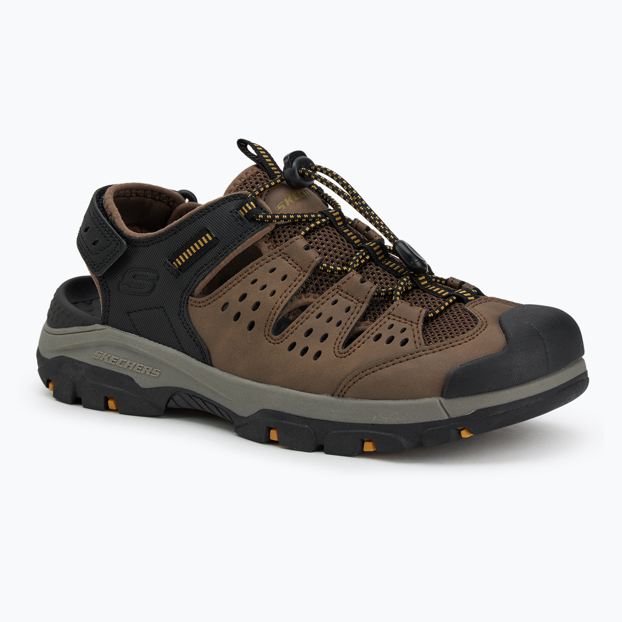 Sandały męskie SKECHERS Tresmen Menard brown 