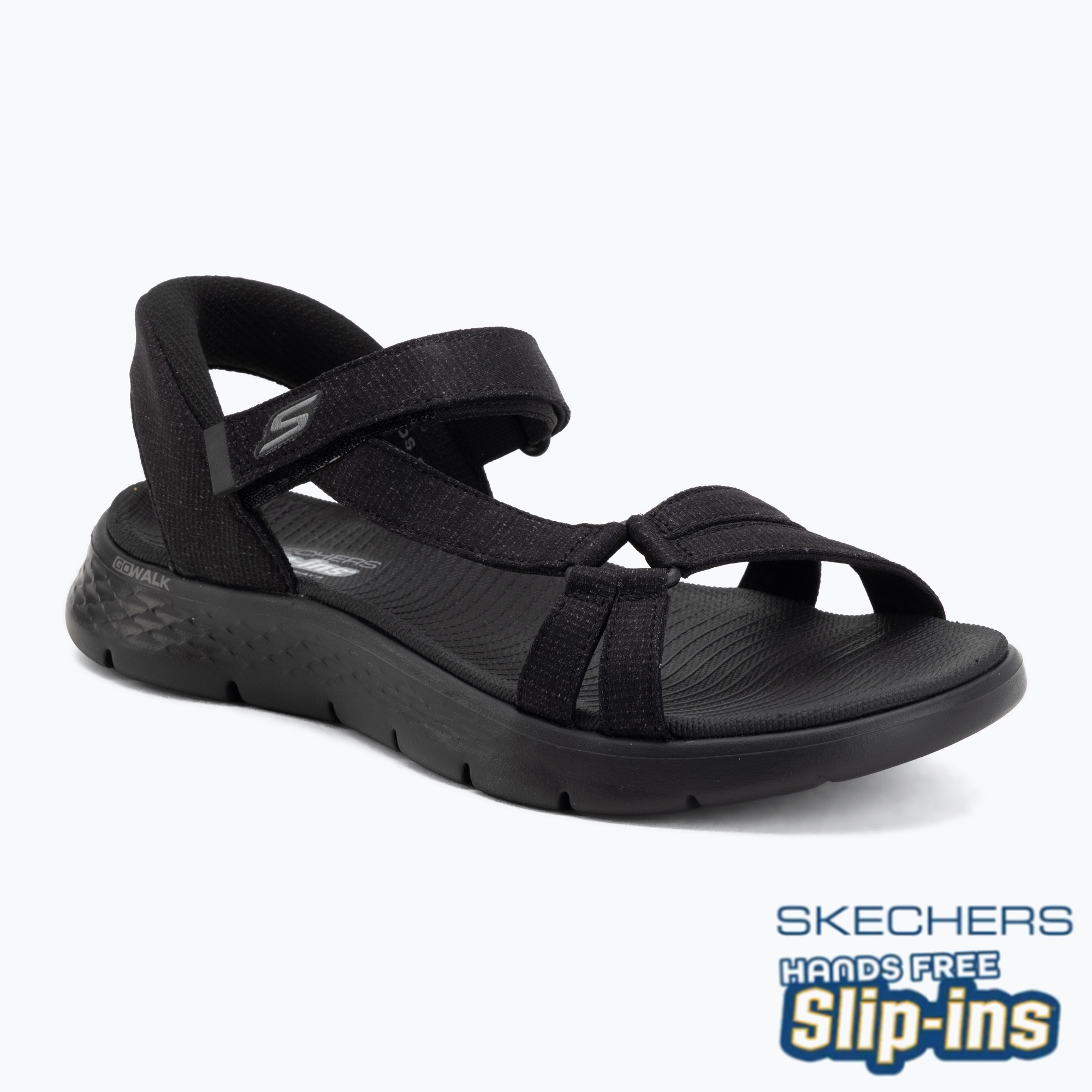 Dámske sandále SKECHERS Go Walk Flex Illuminate black (Go Walk Flex Illuminate 141481)