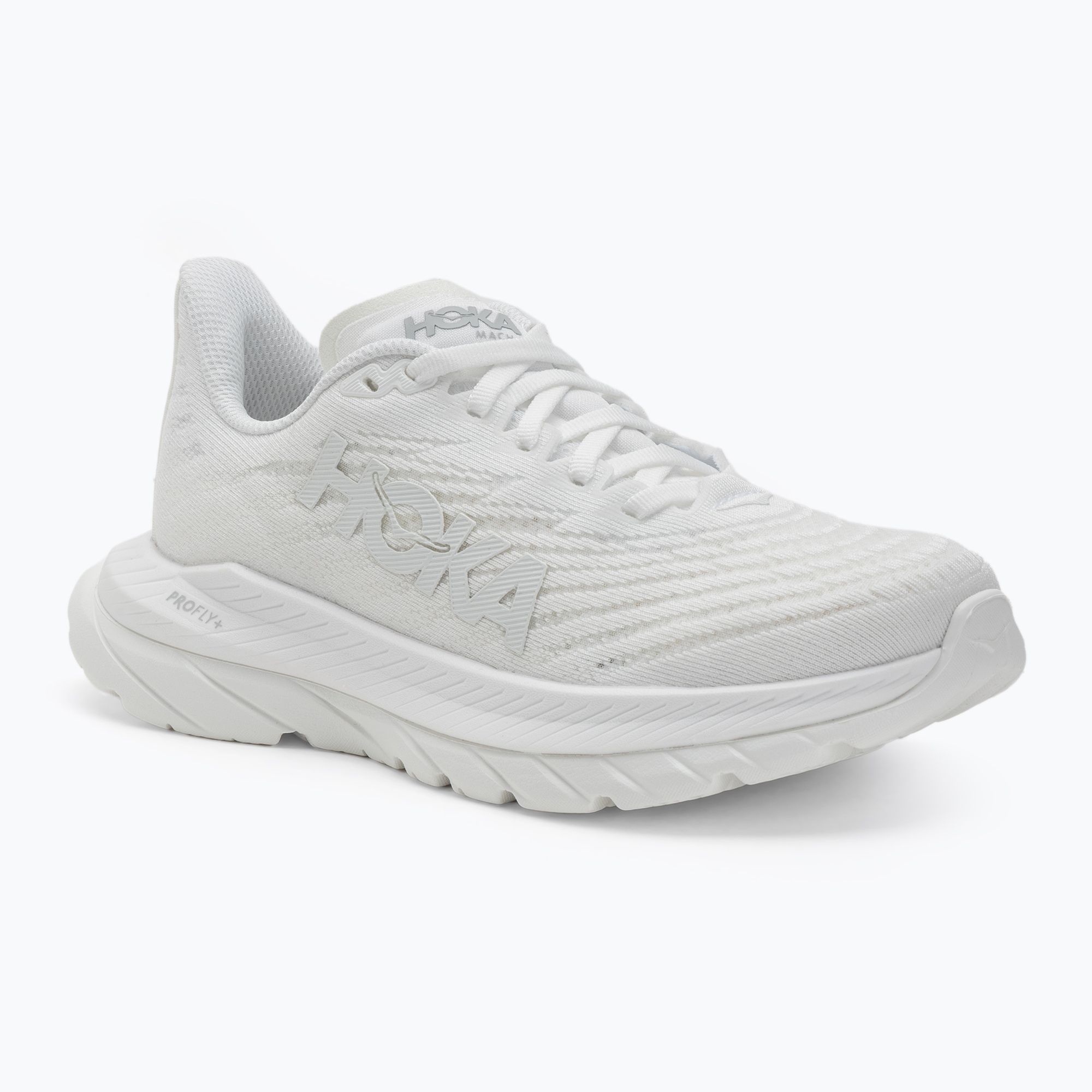 Buty do biegania damskie HOKA Mach 5 white/white 