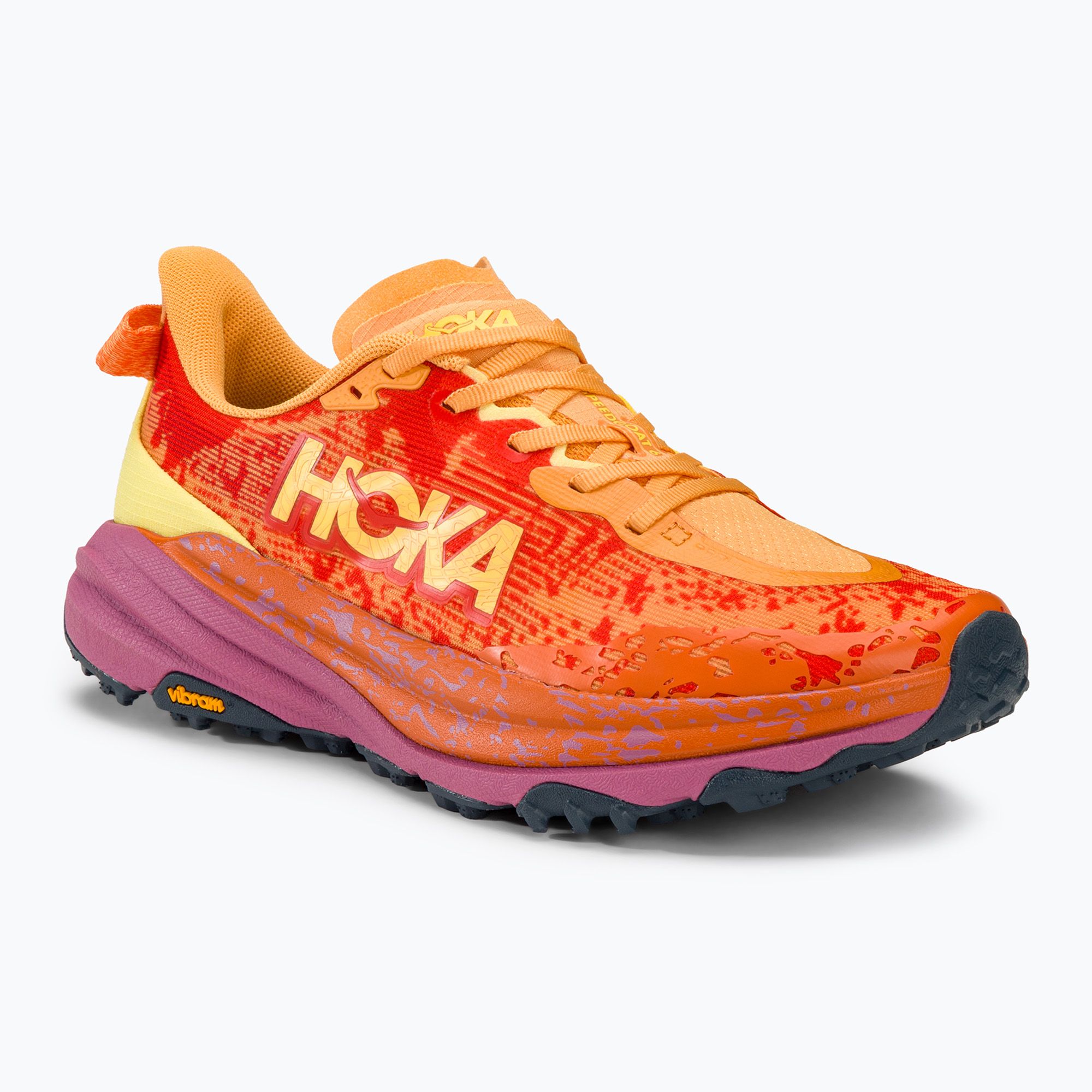 Buty do biegania męskie HOKA Speedgoat 6 sherbet/beet root 