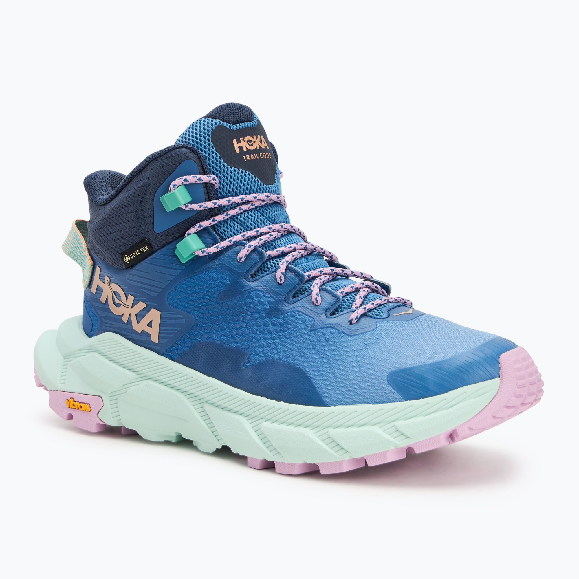 Buty turystyczne HOKA Trail Code GTX foggy night/aqua breeze 