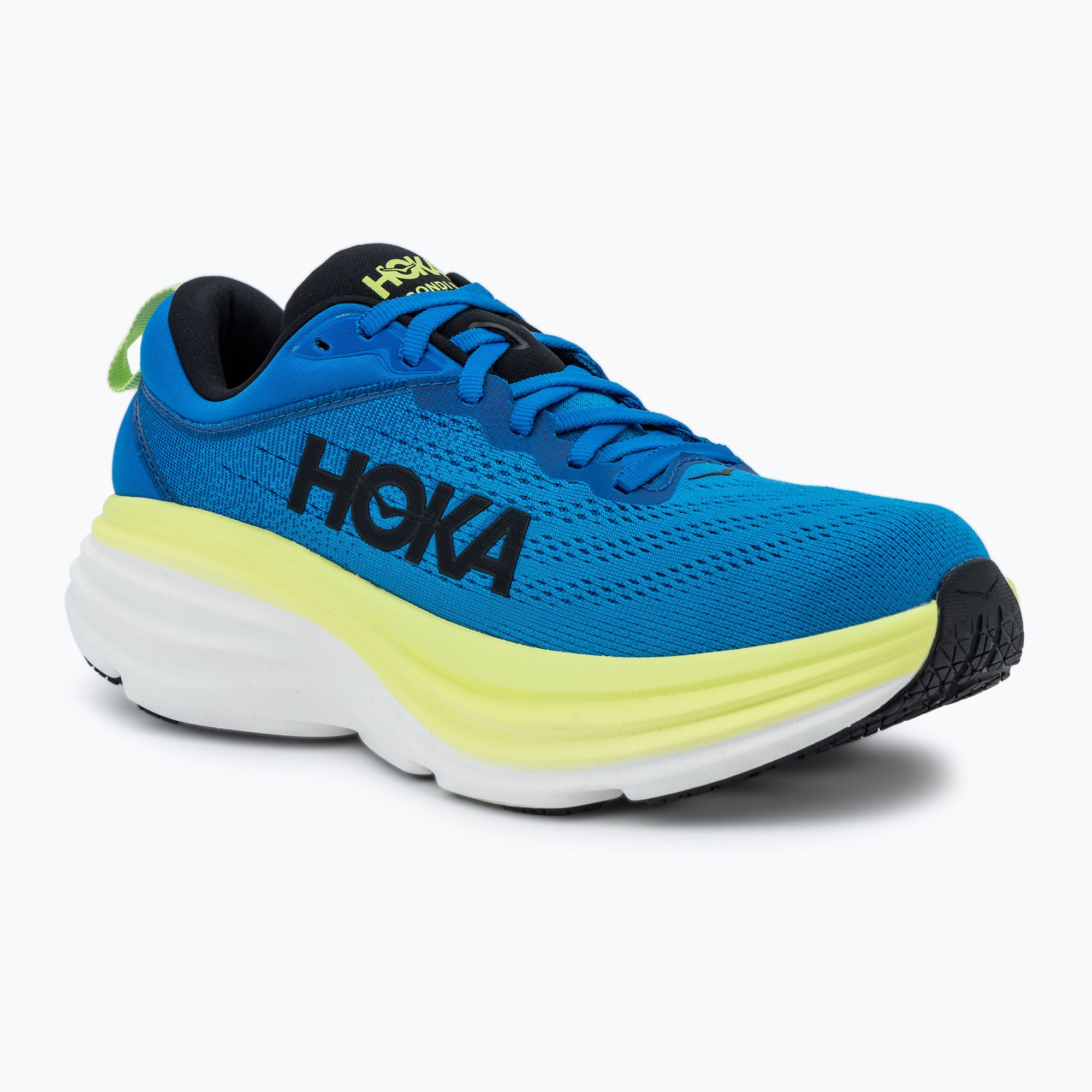 Buty do biegania męskie HOKA Bondi 8 electric cobalt/lettuce 