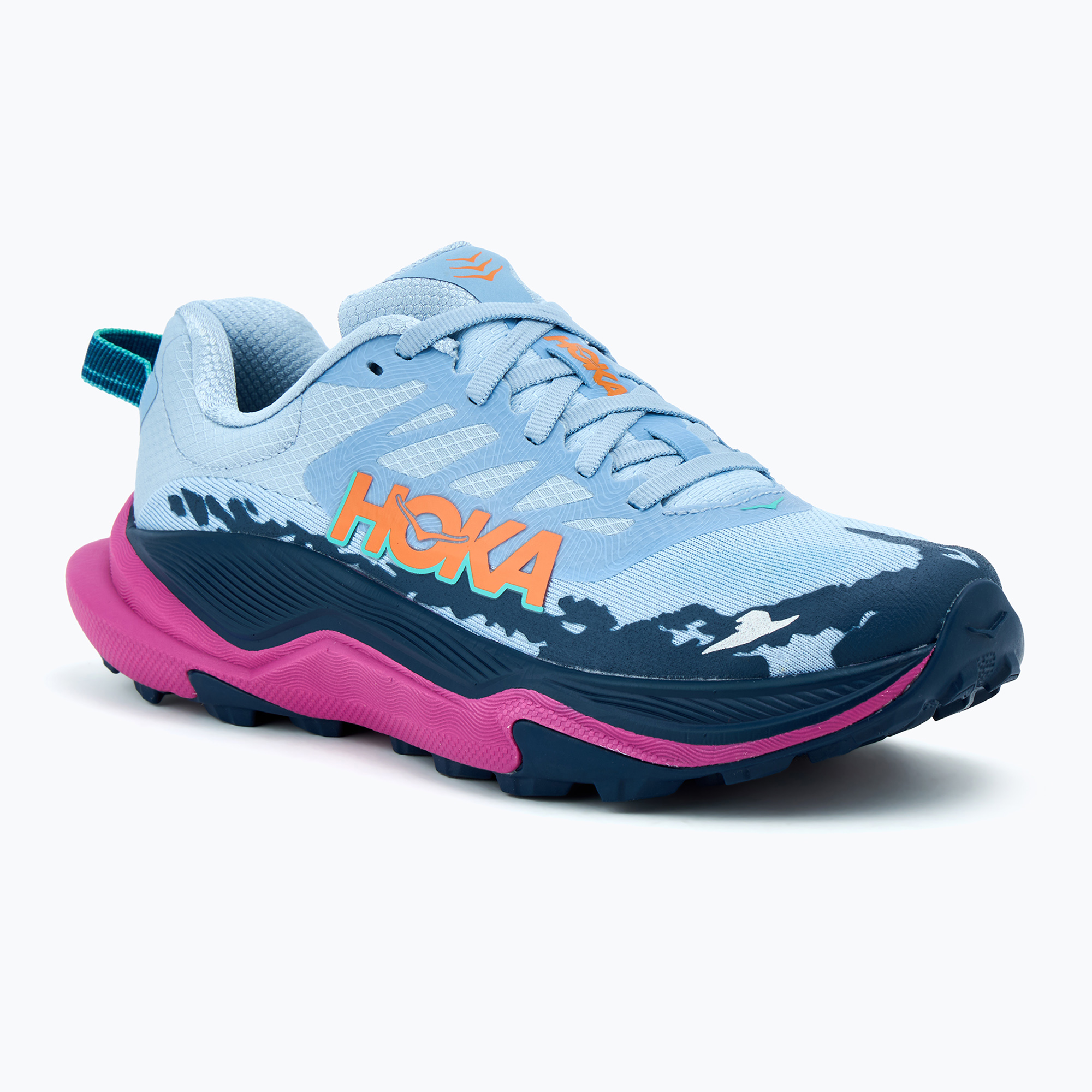 Buty do biegania damskie HOKA Torrent 4 drizzle/fuchsia