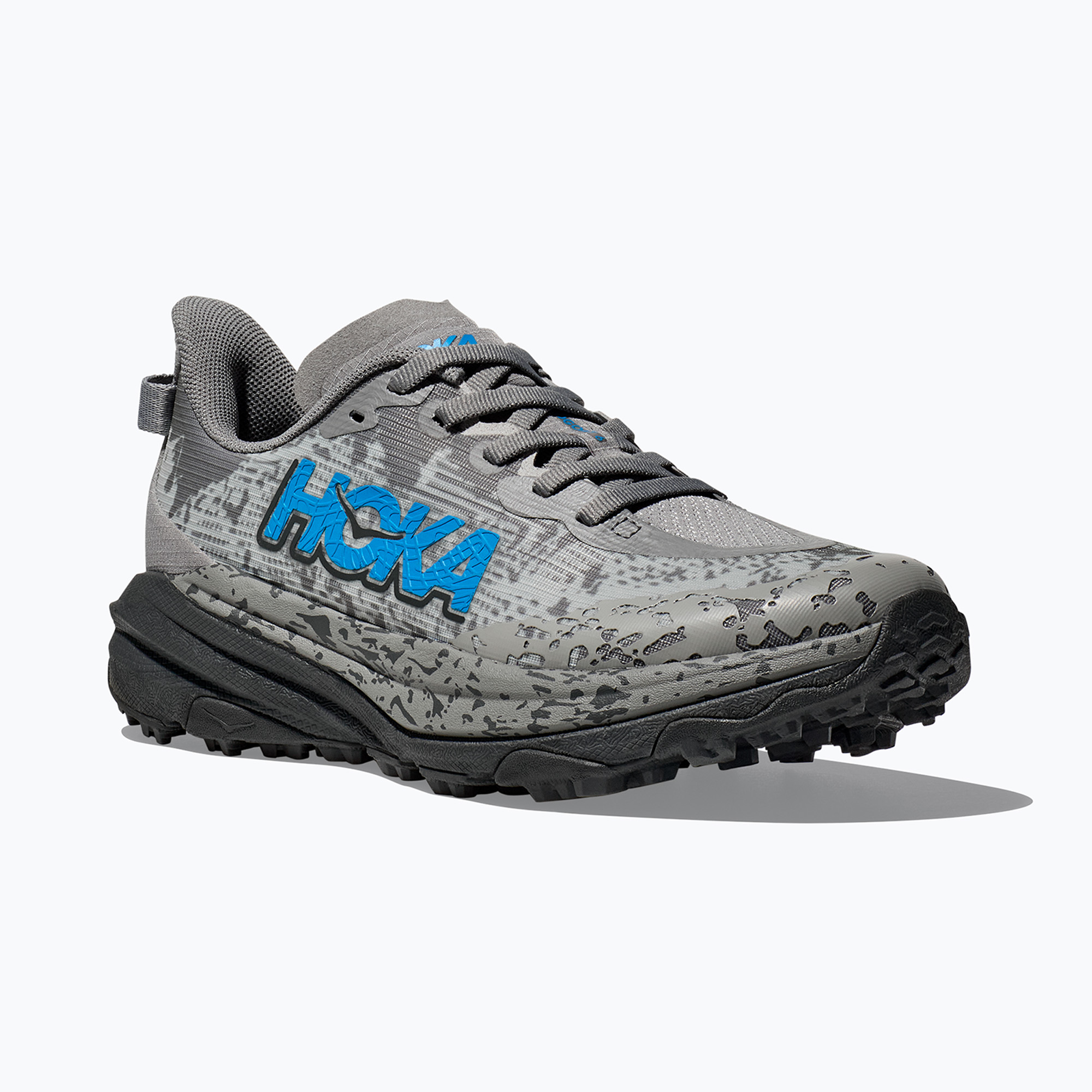 Buty do biegania dziecięce HOKA Speedgoat 6 galactic grey/hoka blue 