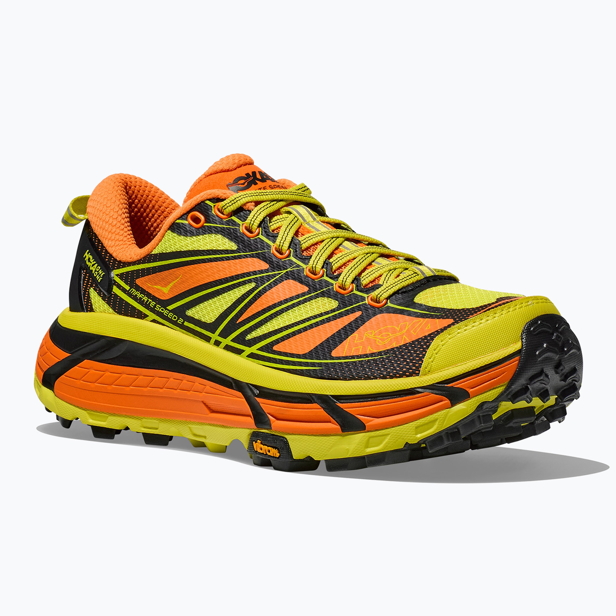 Buty HOKA Mafate Speed 2 electric tangerine/hoka citrus 