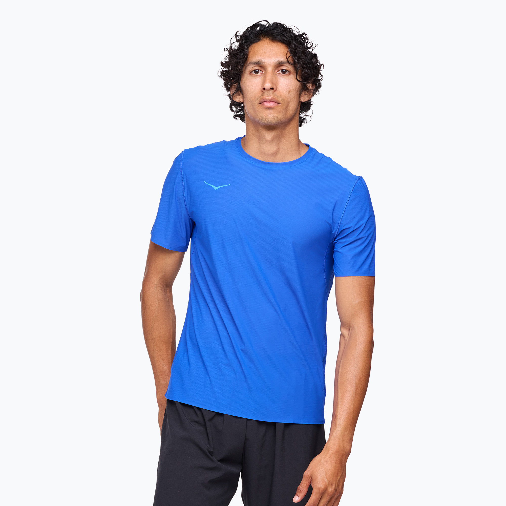 Koszulka do biegania męska HOKA Airolite Run ultramarine 
