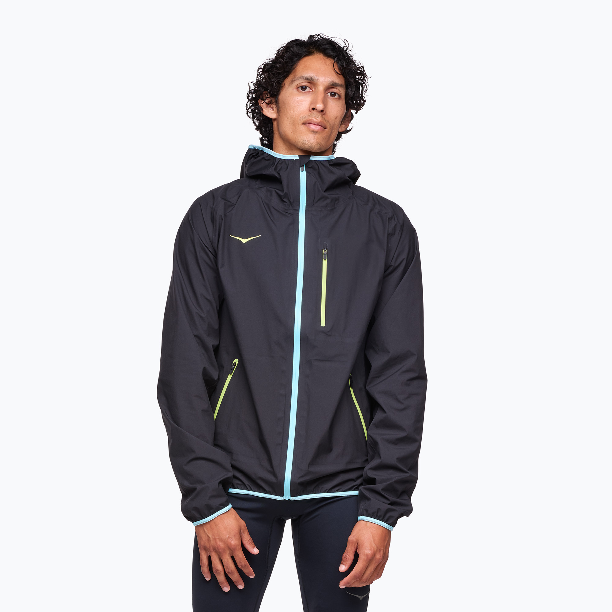 Kurtka do biegania męska HOKA Tecsky Waterproof black 