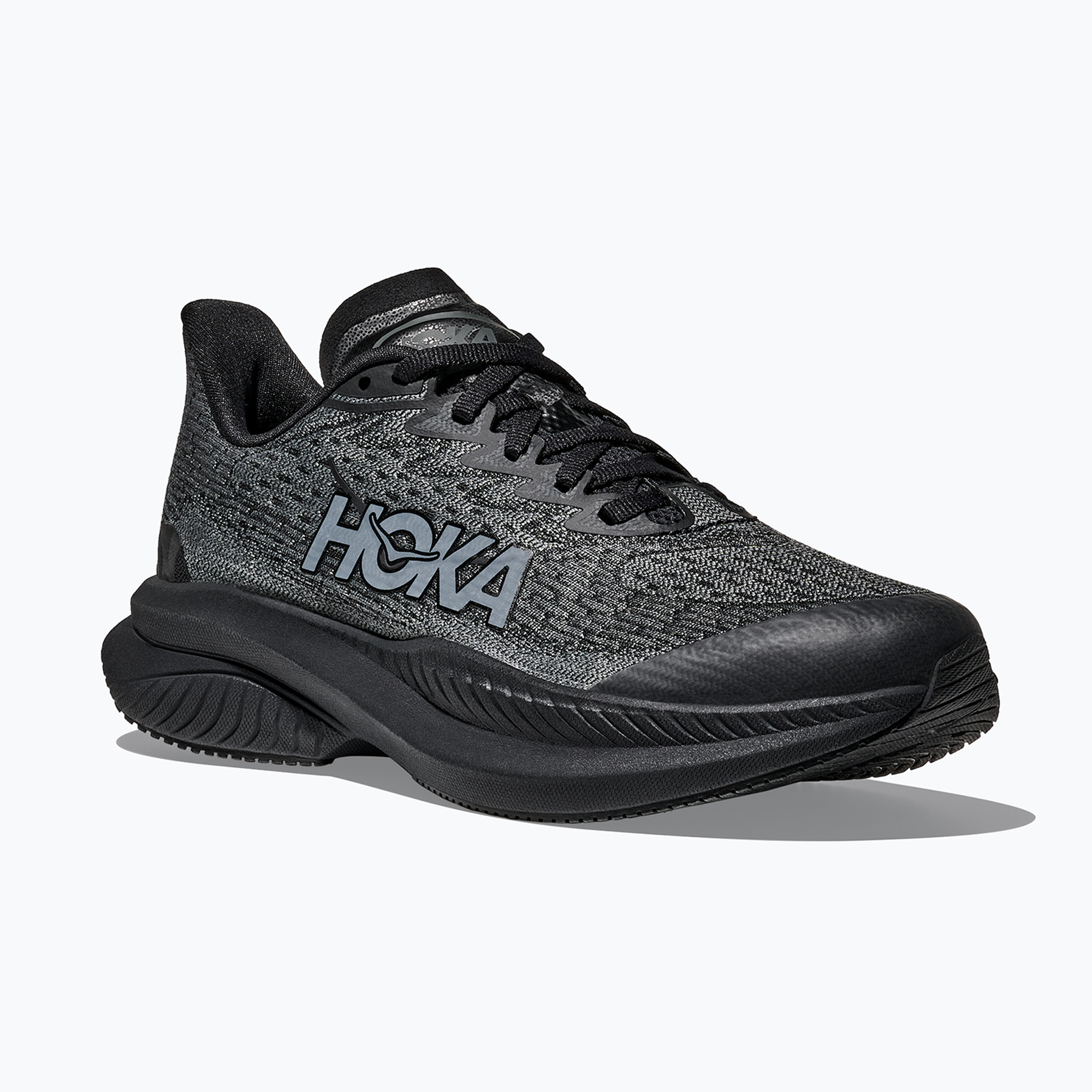Buty do biegania dziecięce HOKA Mach 6 black/black 