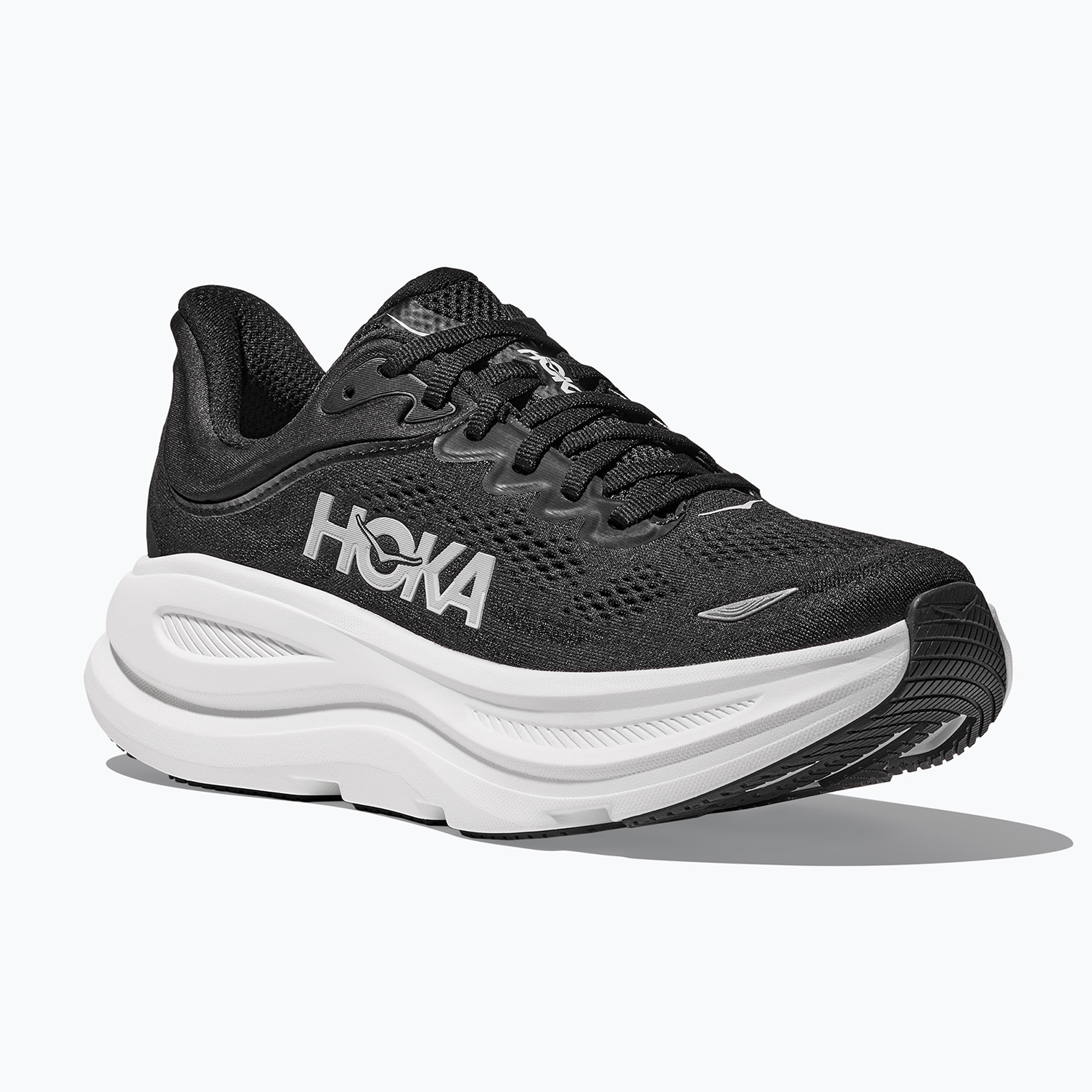Buty do biegania damskie HOKA Bondi 9 Wide black/white 