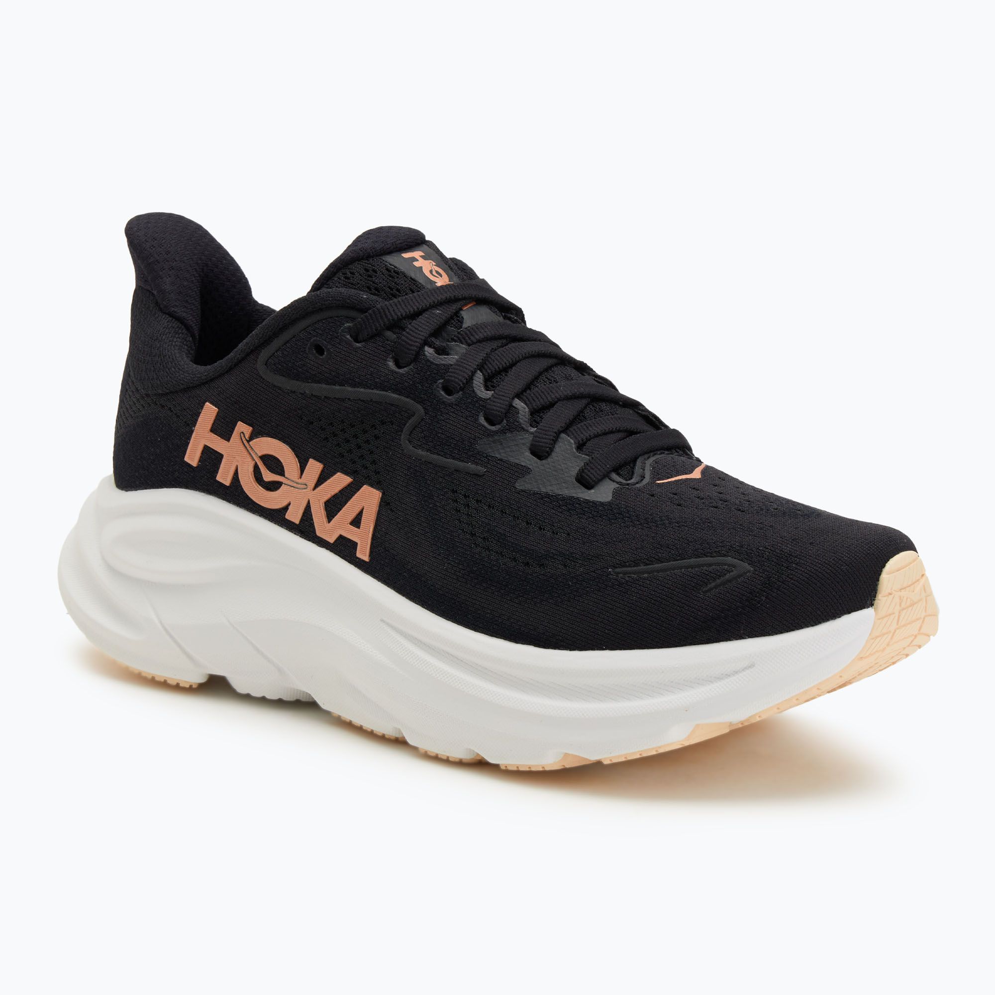 Buty do biegania damskie HOKA Clifton 10 black/rose gold 