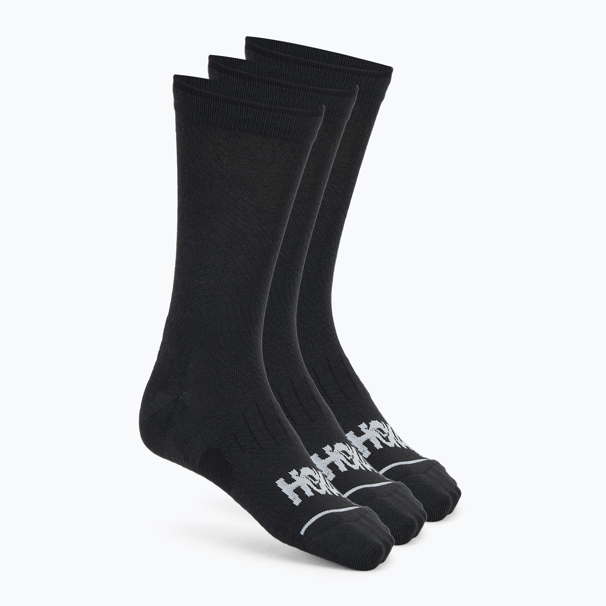 Skarpety HOKA Crew Run Sock 3 pary black/black/black 