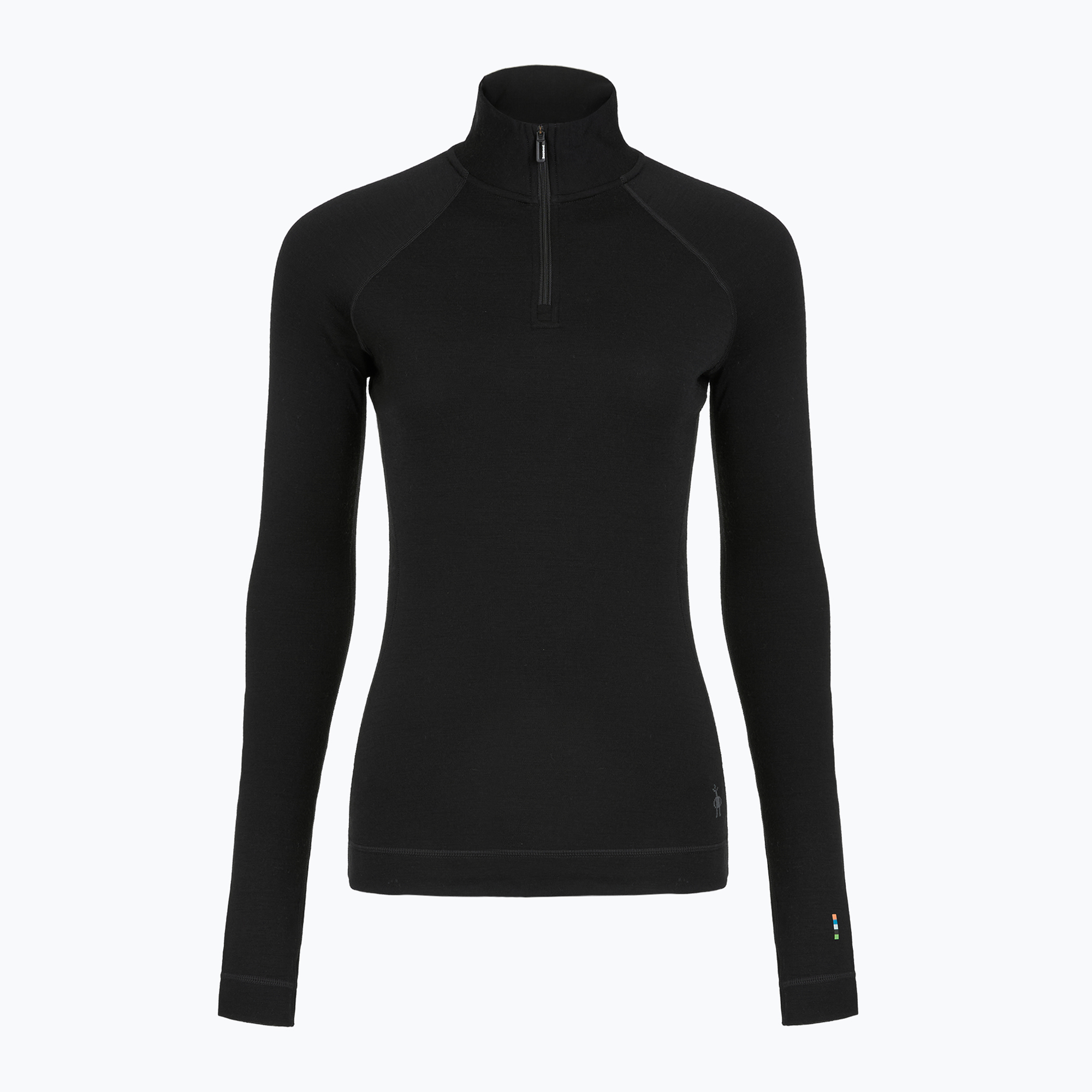 Дамски термоактивен суитшърт Smartwool Classic Thermal Merino Base Layer 1/4 Zip Boxed black