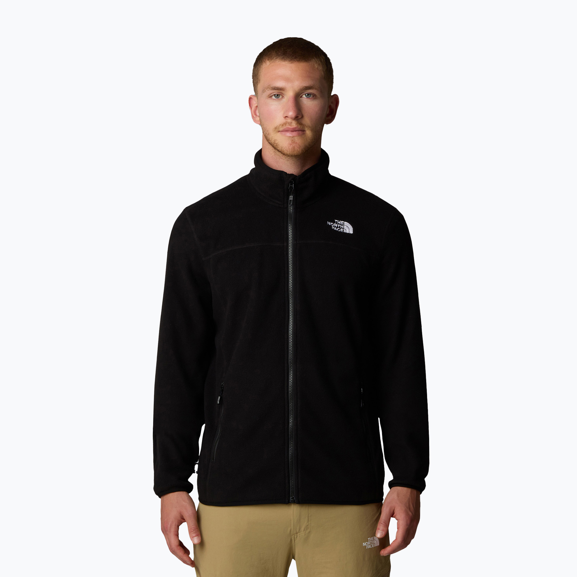 Bluza męska The North Face 100 Glacier Full Zip black/npf 