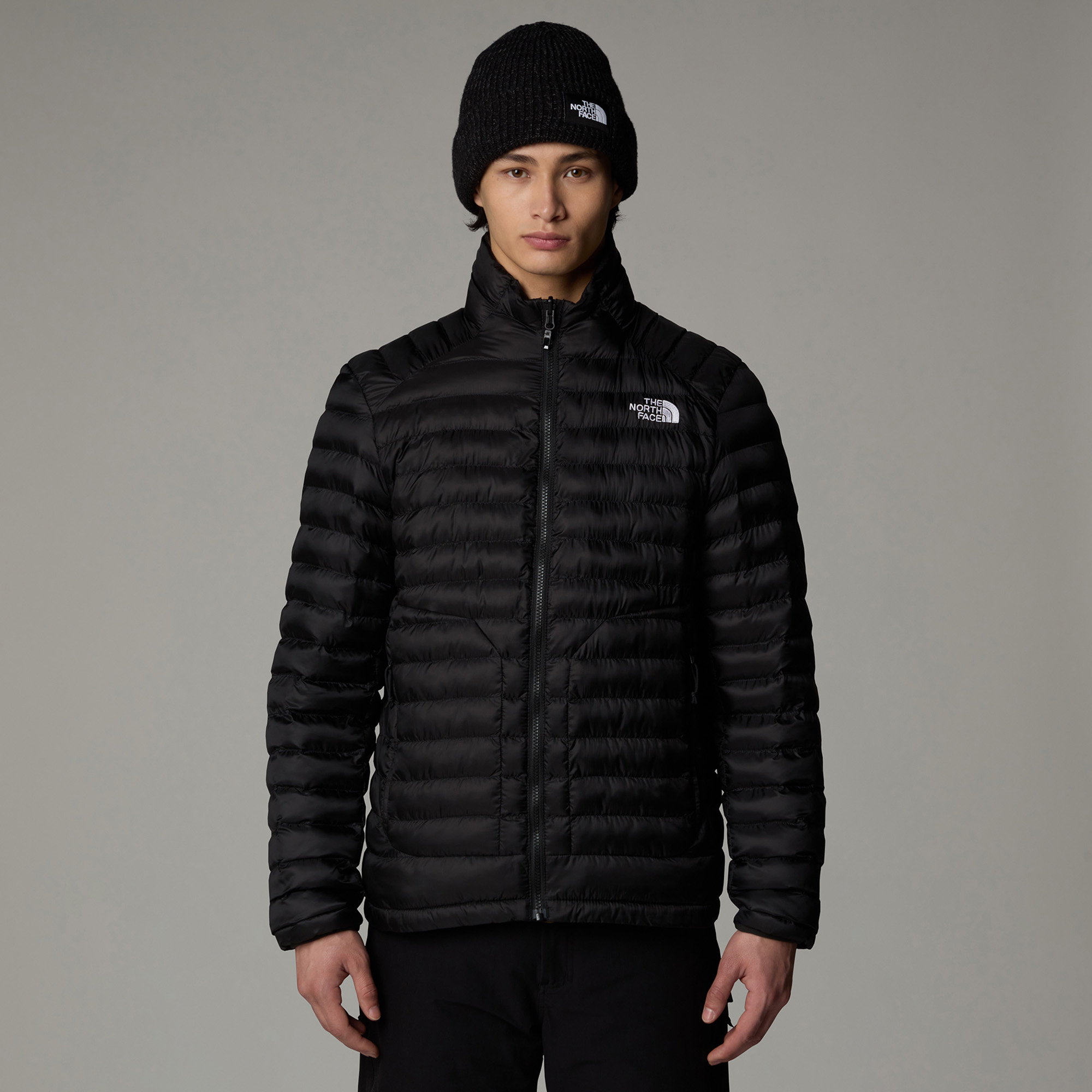 Kurtka puchowa męska The North Face Huila Synthetic black/asphalt grey 