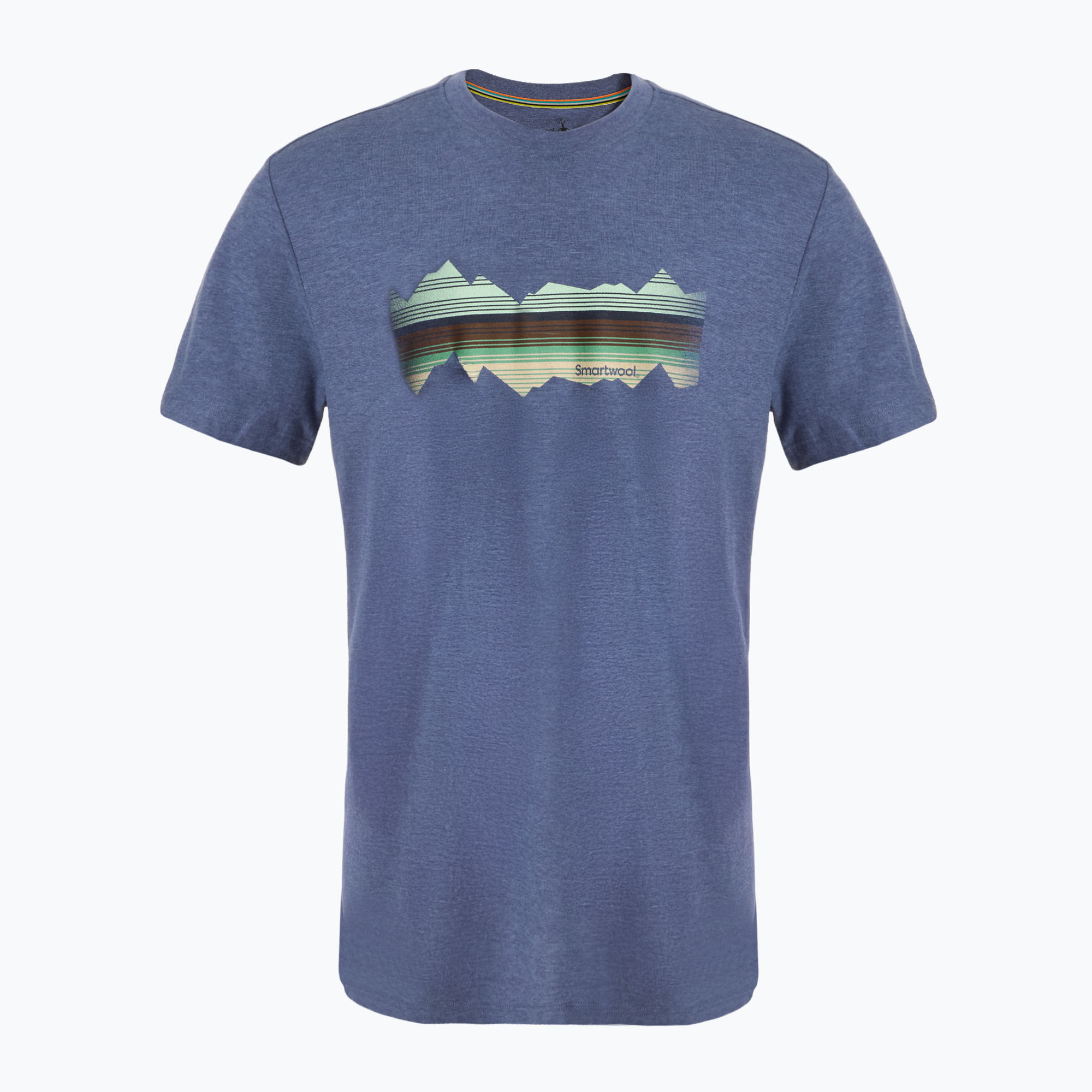 Koszulka trekkingowa Smartwool Mountain Horizon Graphic Tee nightfall blue 