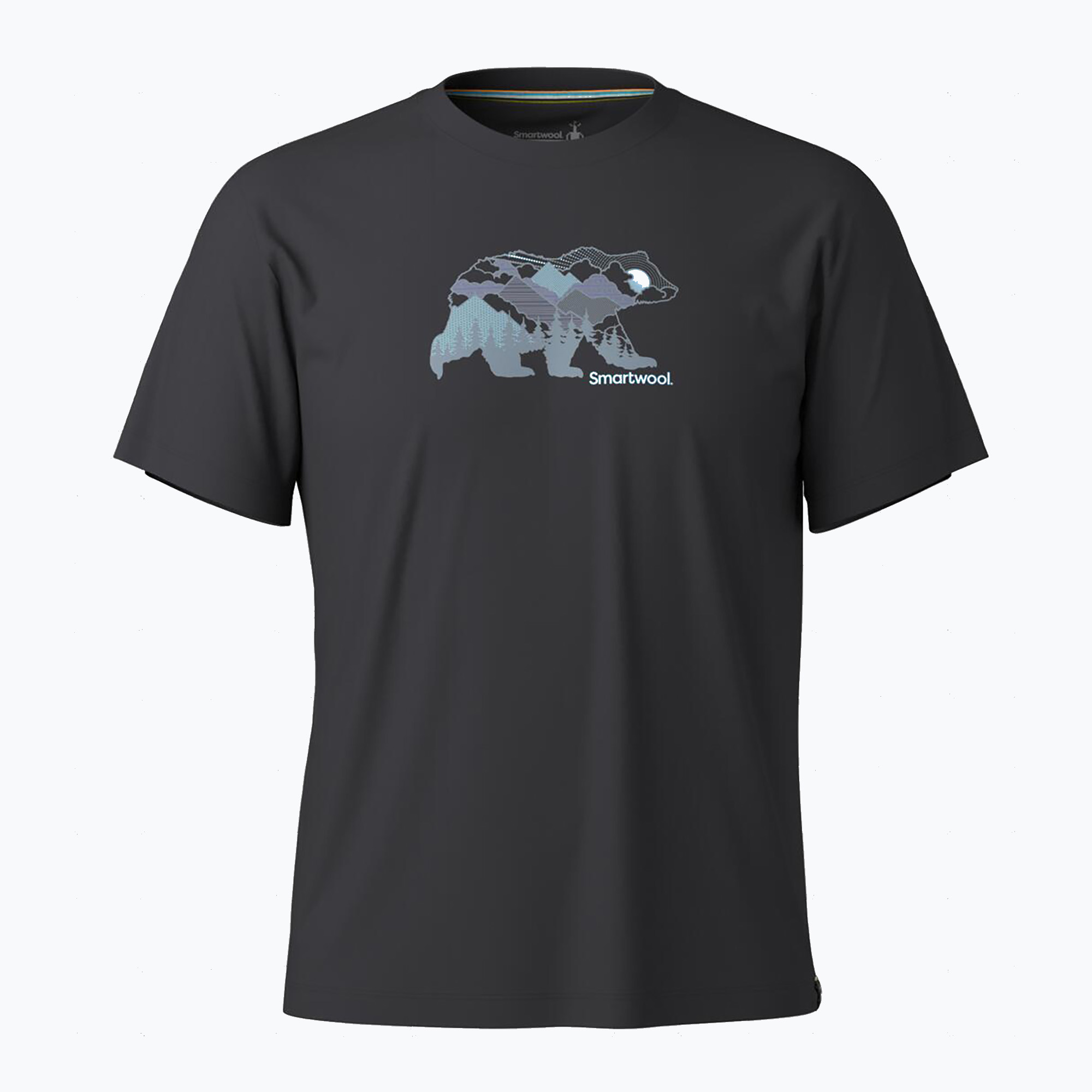 Koszulka trekkingowa Smartwool Bear View Graphic Tee blak 