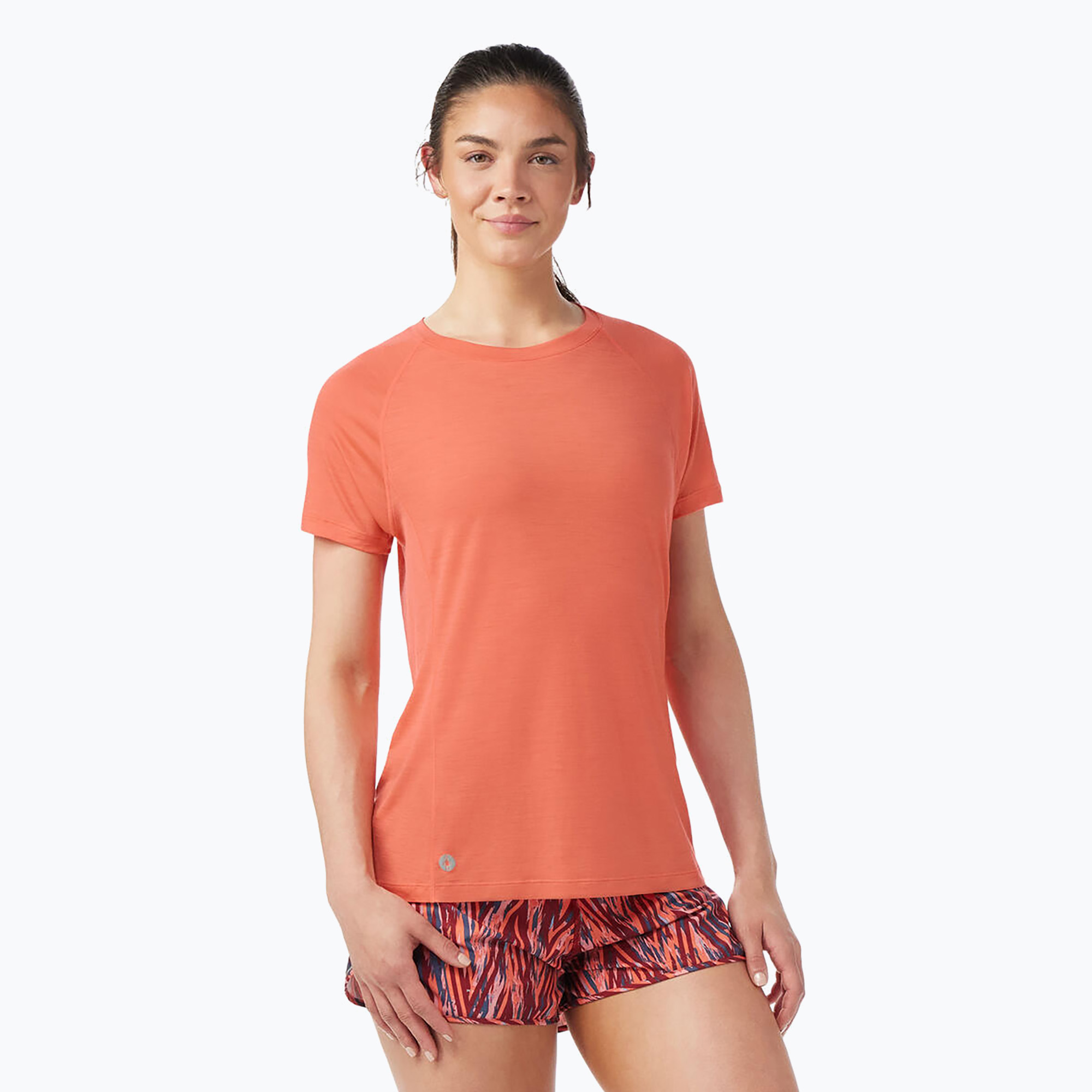 Women's thermal T-shirt Smartwool Active Ultralite coral reef (L)