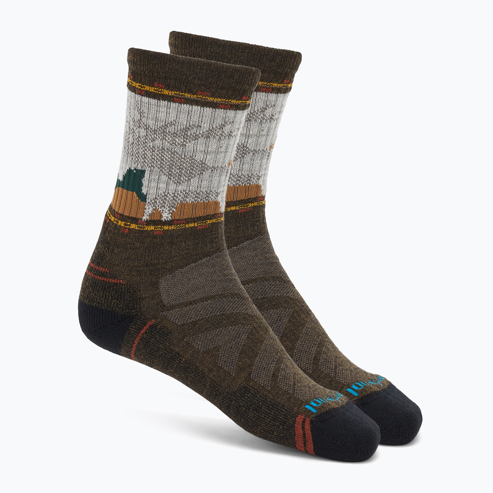 Skarpety Smartwool Hike Light Cushion Mountain Moose Crew millitary olive 