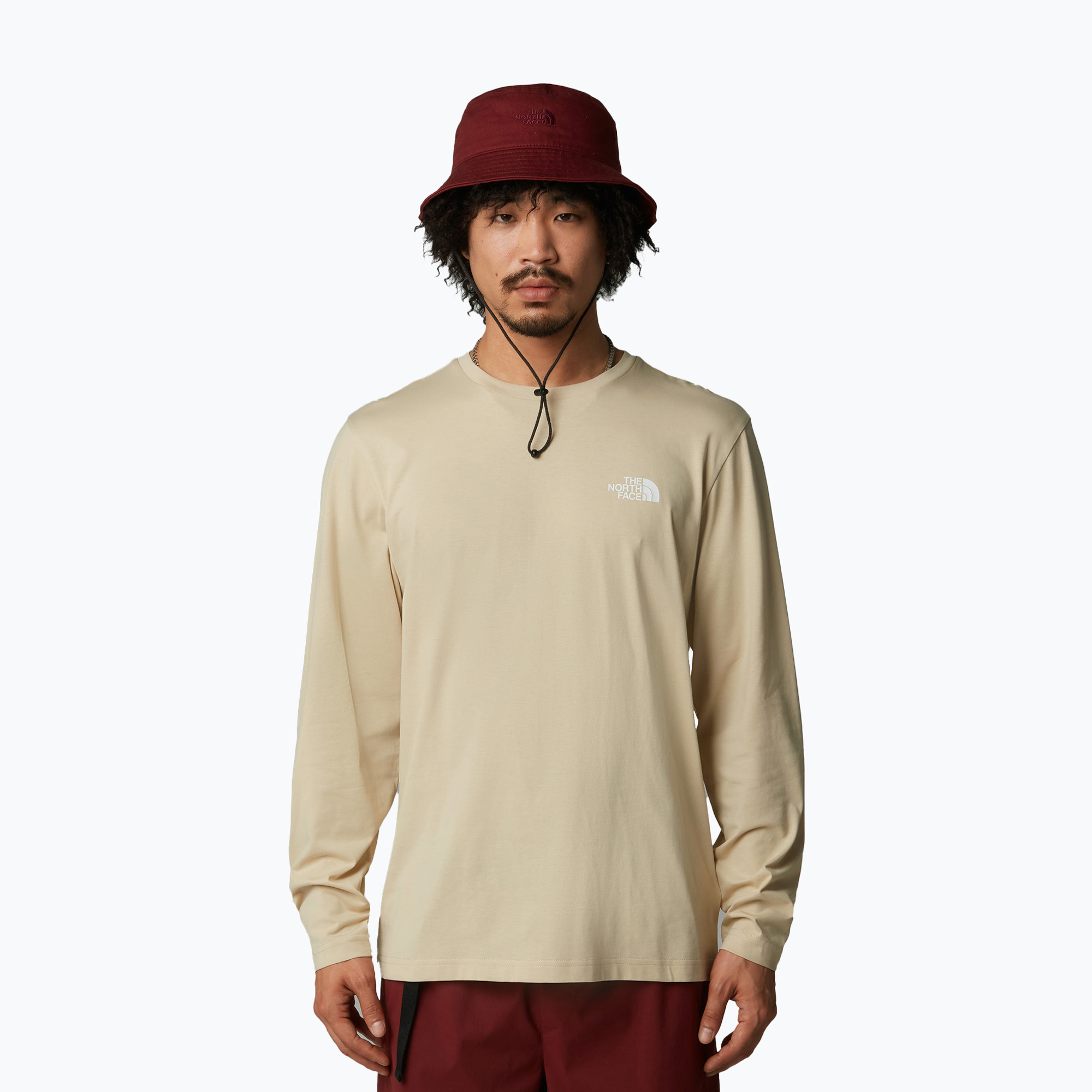 Longsleeve męski The North Face Simple Dome gravel 