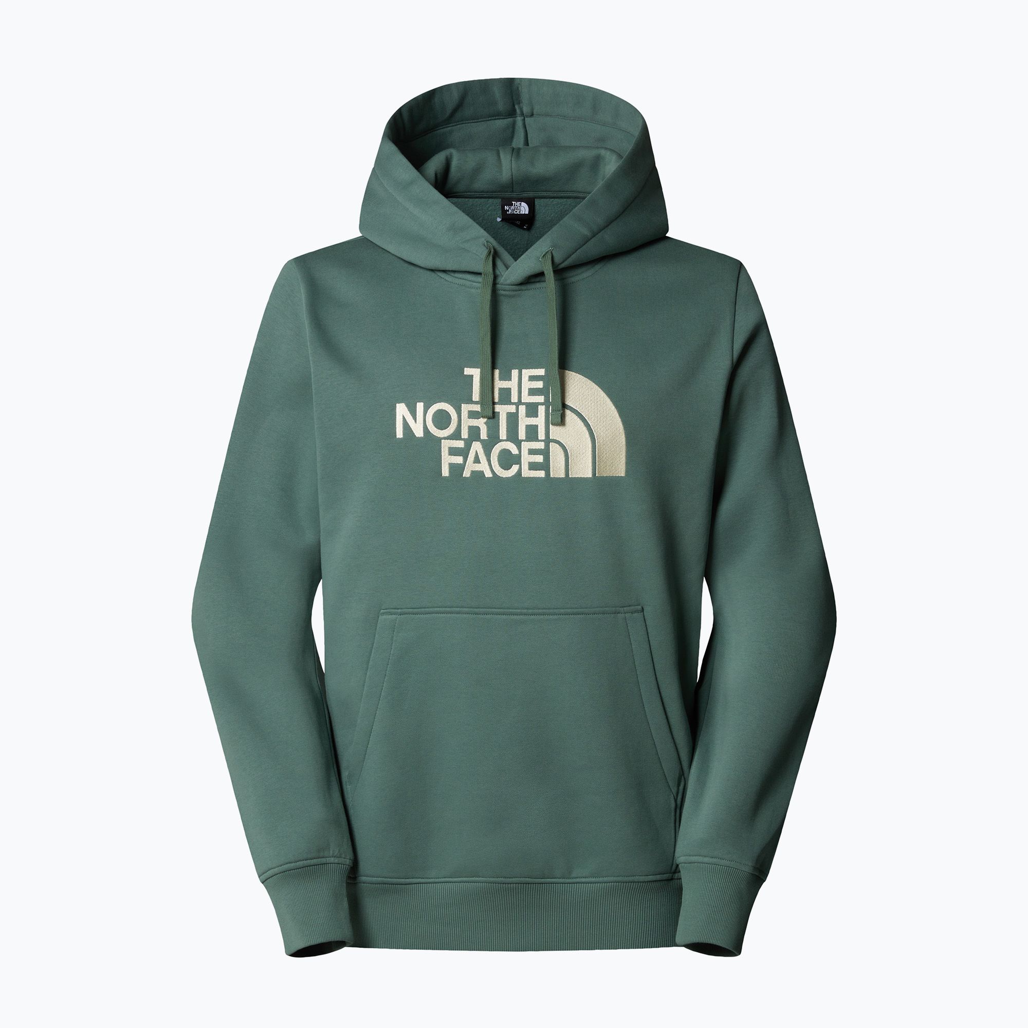 Felpa da uomo The North Face Drew Peak Pullover Hoodie verde anatra/grigio