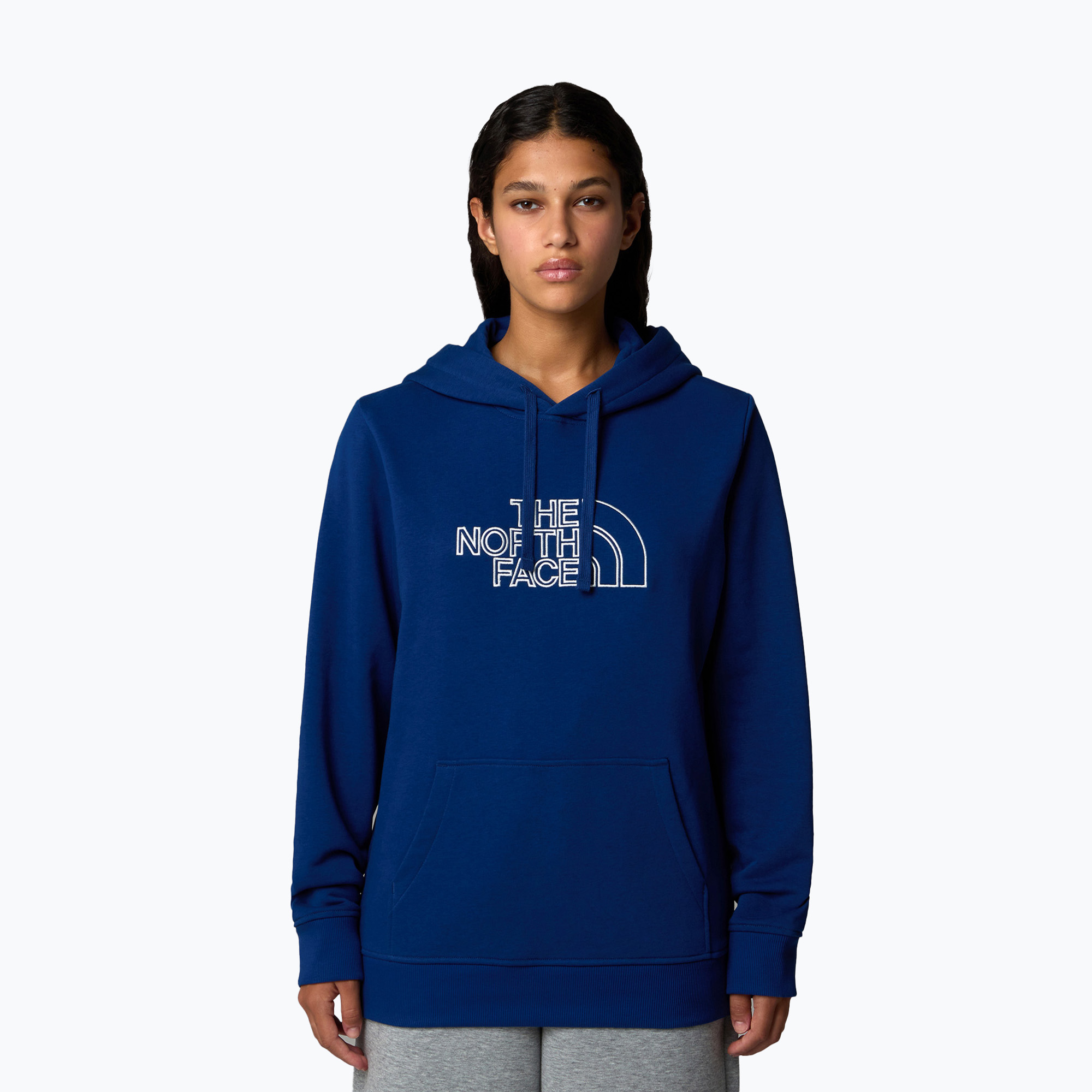Bluza damska The North Face Drew Peak Light Hoodie estate blue/white dune 