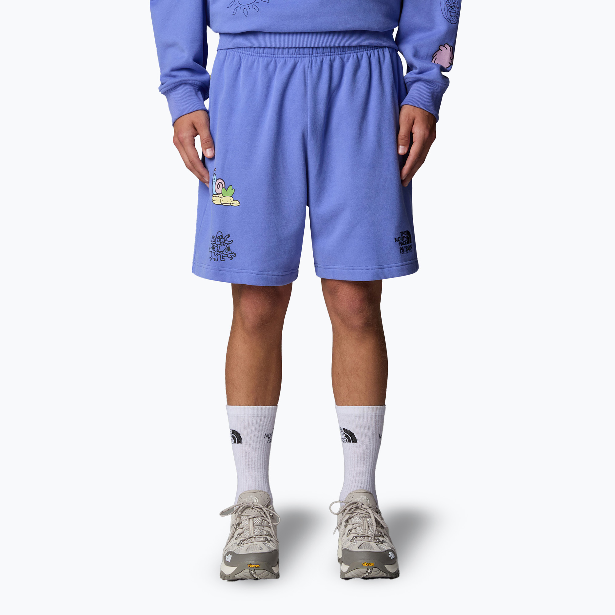 Spodenki The North Face Mountain Cleanup Relaxed virtual blue 