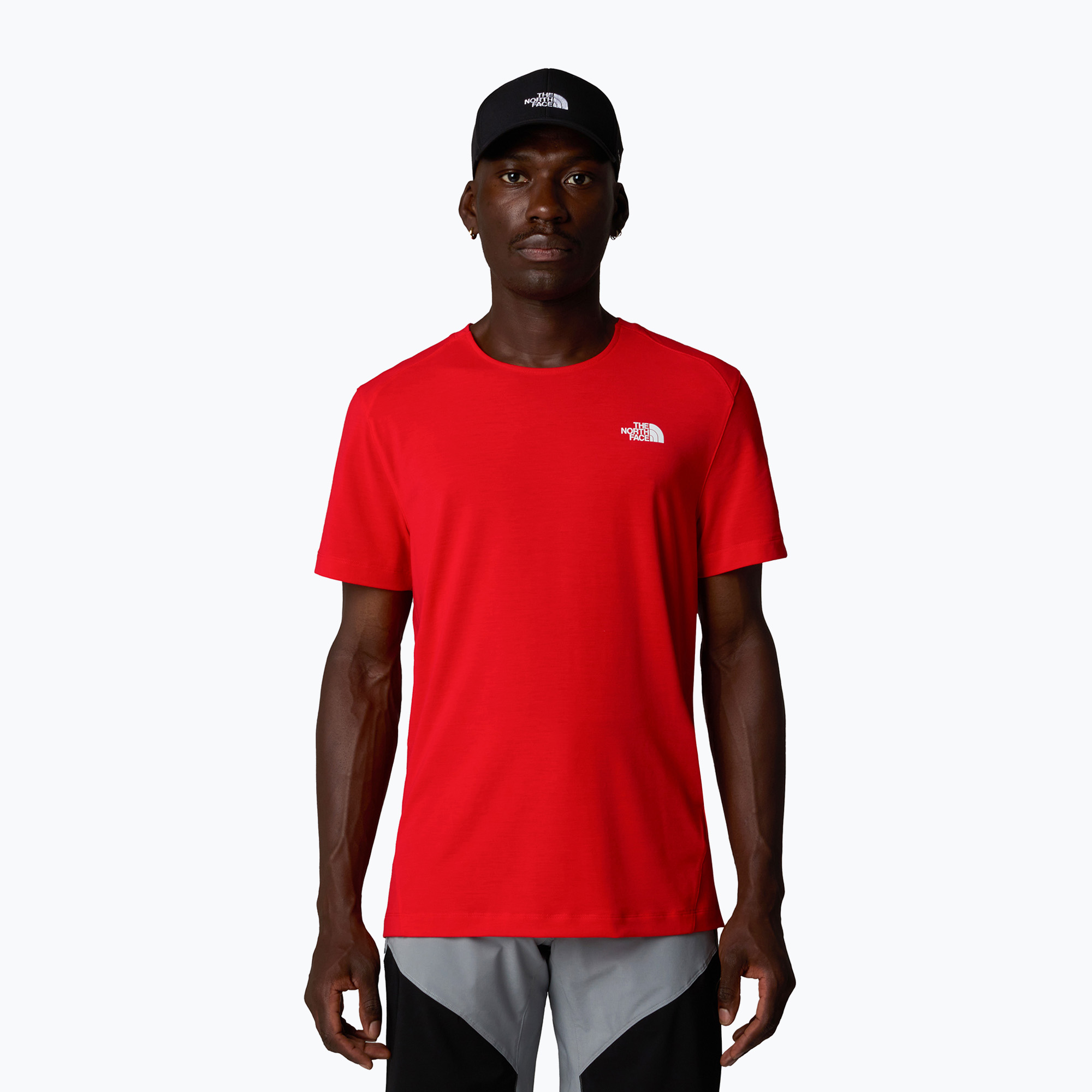 Koszulka trekkingowa męska The North Face Lightning Alpine high risk red 