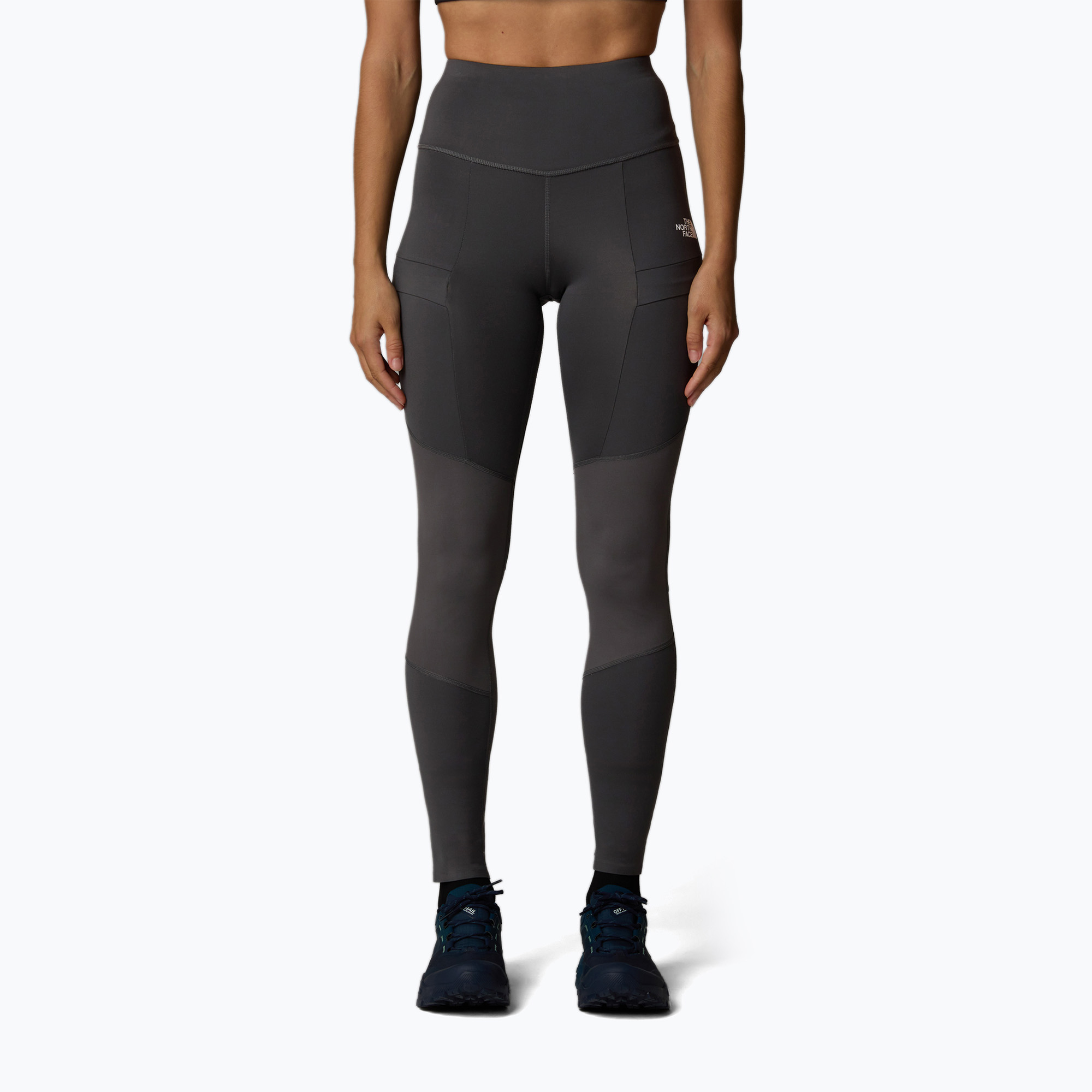 Legginsy trekkingowe damskie The North Face Felik Alpine anthracite grey/asphalt grey 
