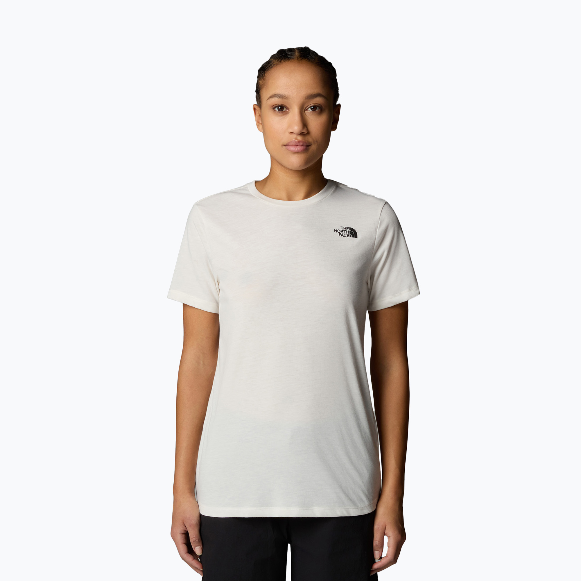 Koszulka damska The North Face Foundation Half Dome Ca Graphic white dune 