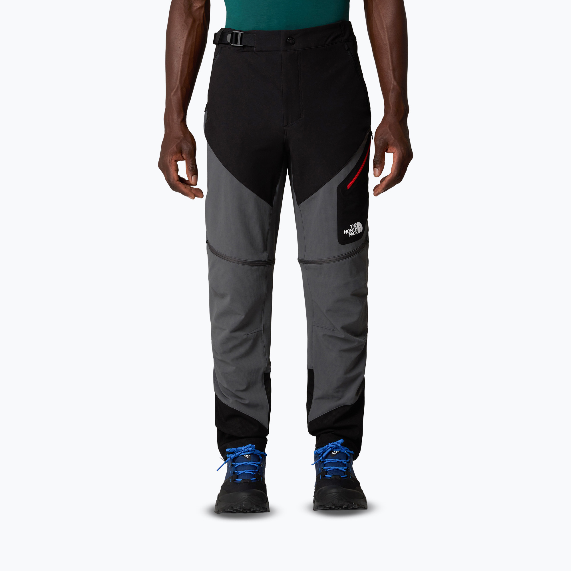 Spodnie trekkingowe męskie The North Face Stolemberg Convertible Slim Tapered anthracite grey/tnf black 