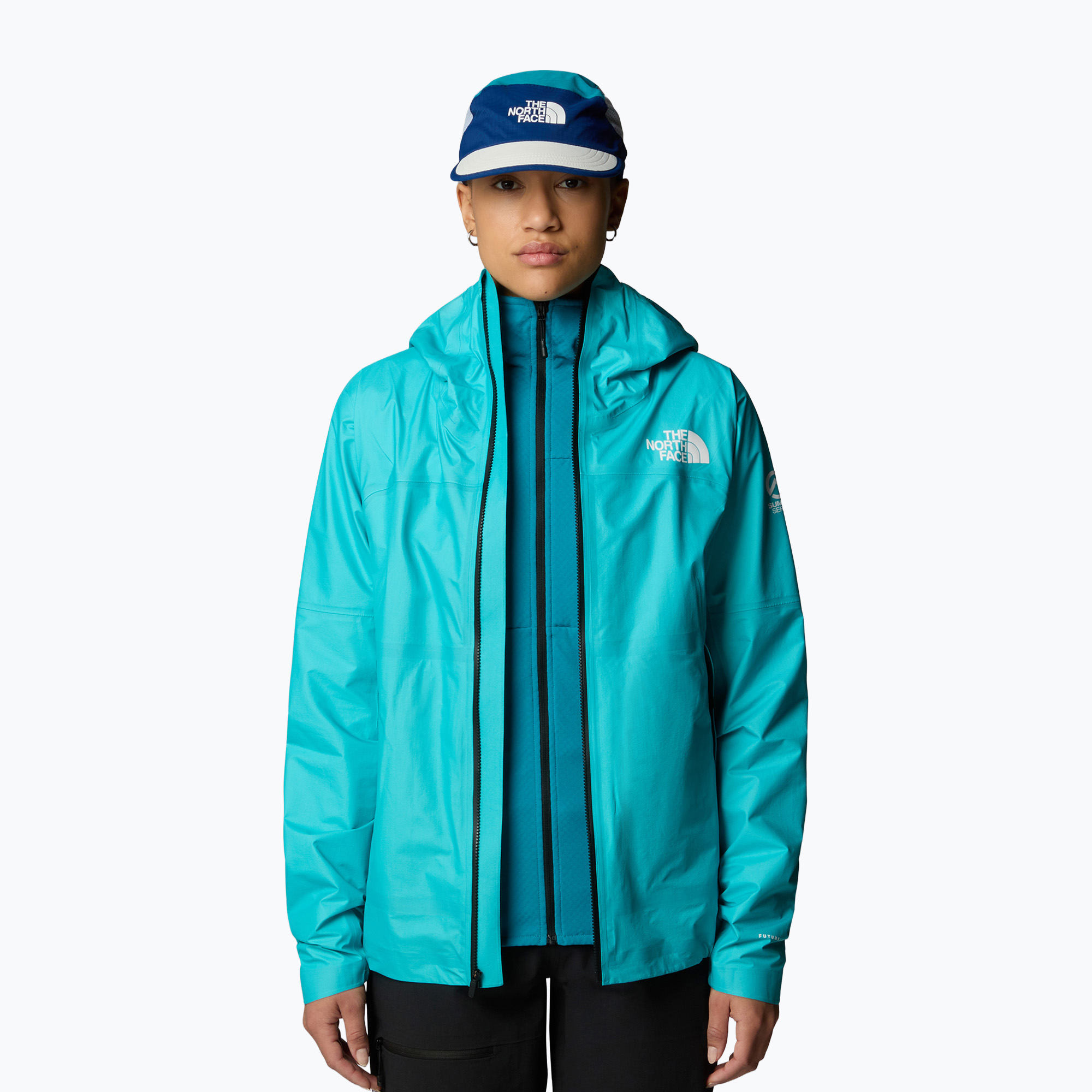 Kurtka przeciwdeszczowa damska The North Face Summit Papsura FutureLight galactic blue 