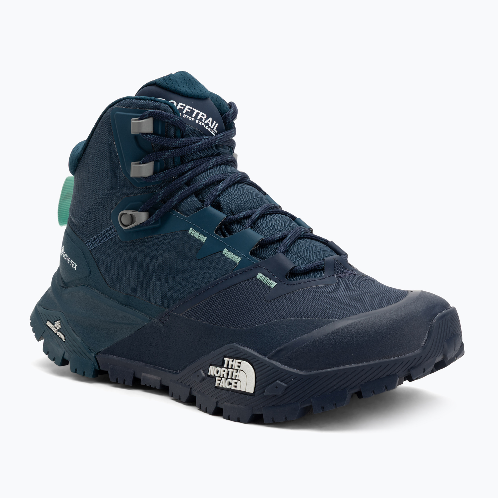 Buty turystyczne damskie The North Face Offtrail Hike Mid Gore-Tex tnf midnight petrol/summit 