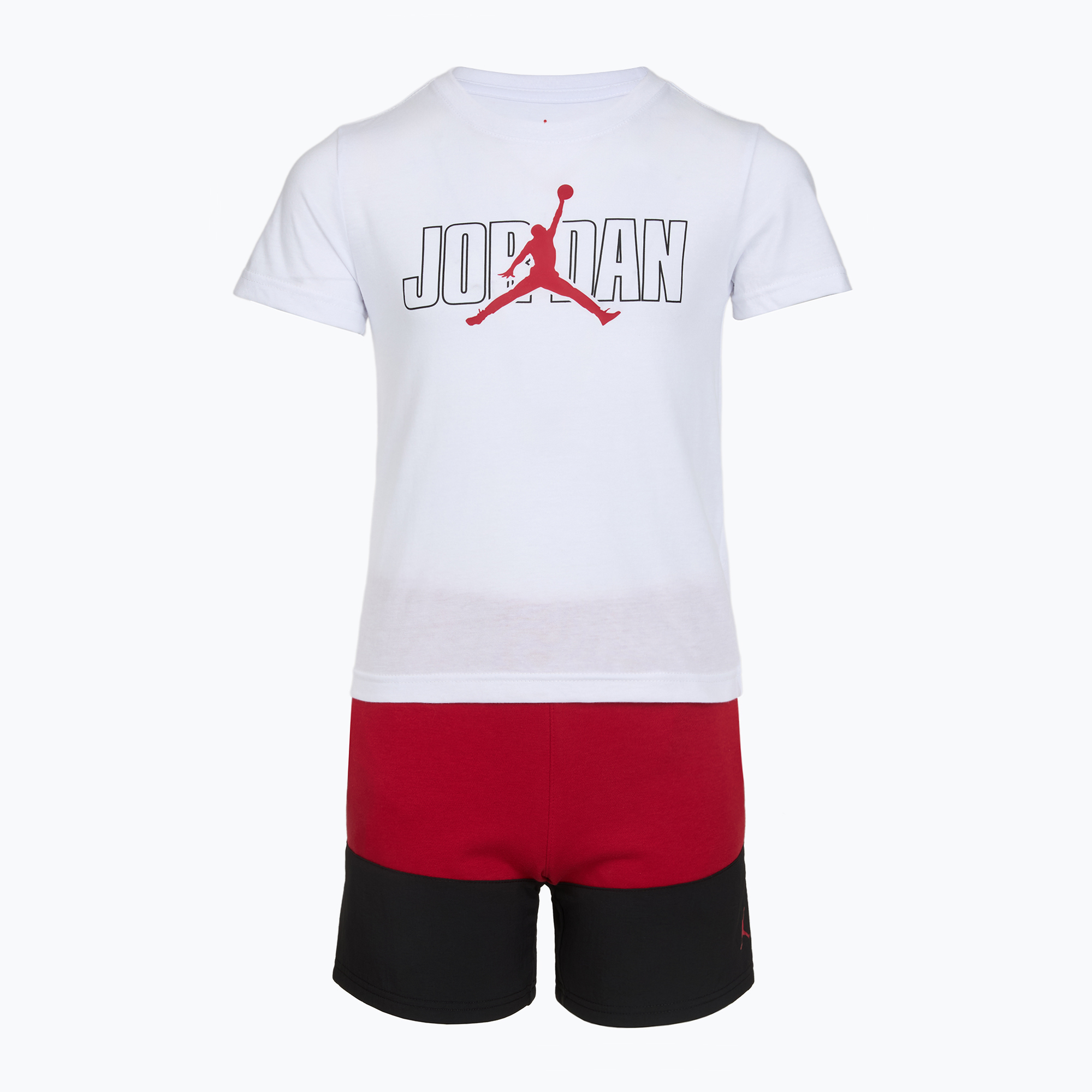 Детски комплект Nike Jordan Stacked Mixed gym red