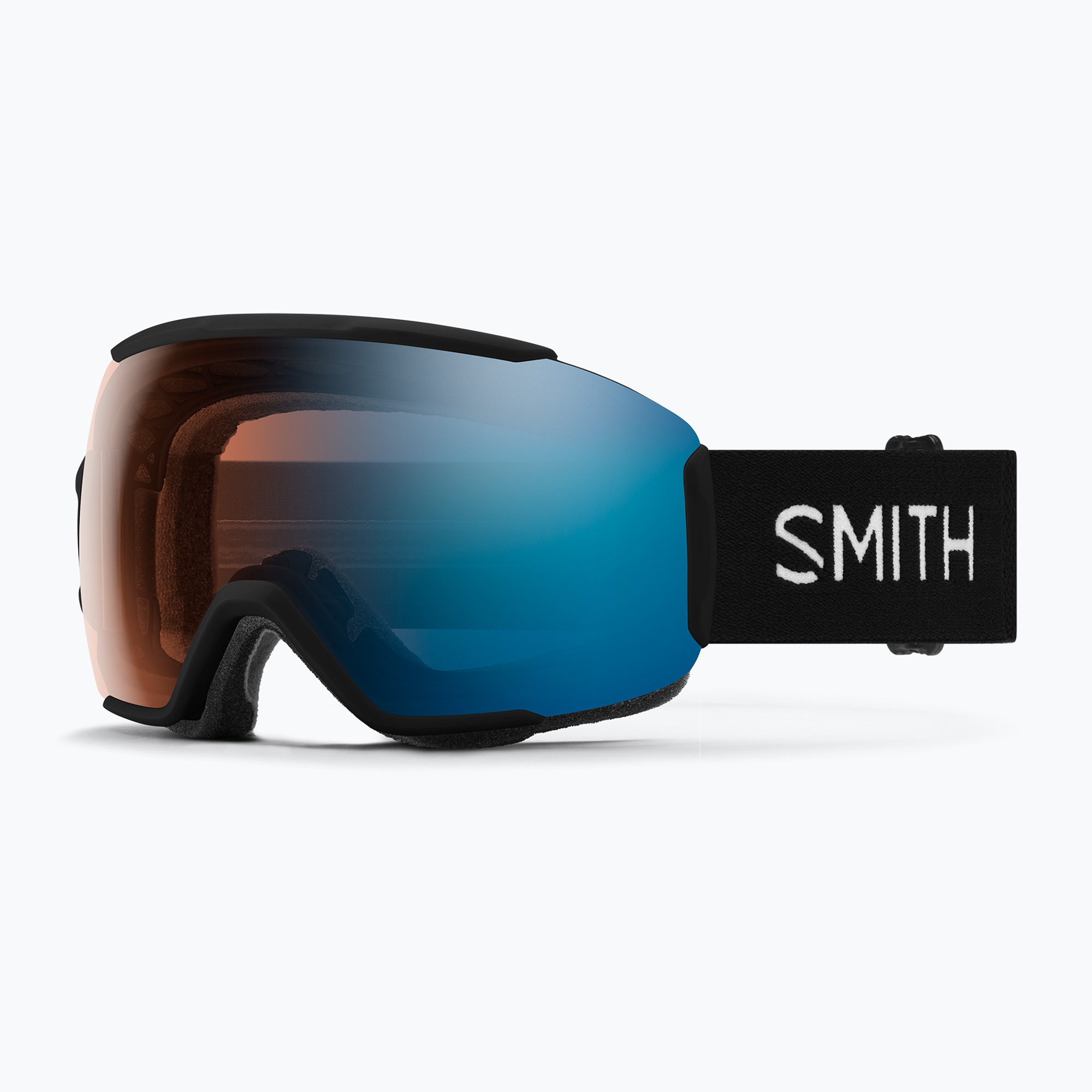 Smith Sequence OTG black/chromapop pro photochromic blue mirror ski goggles (M)