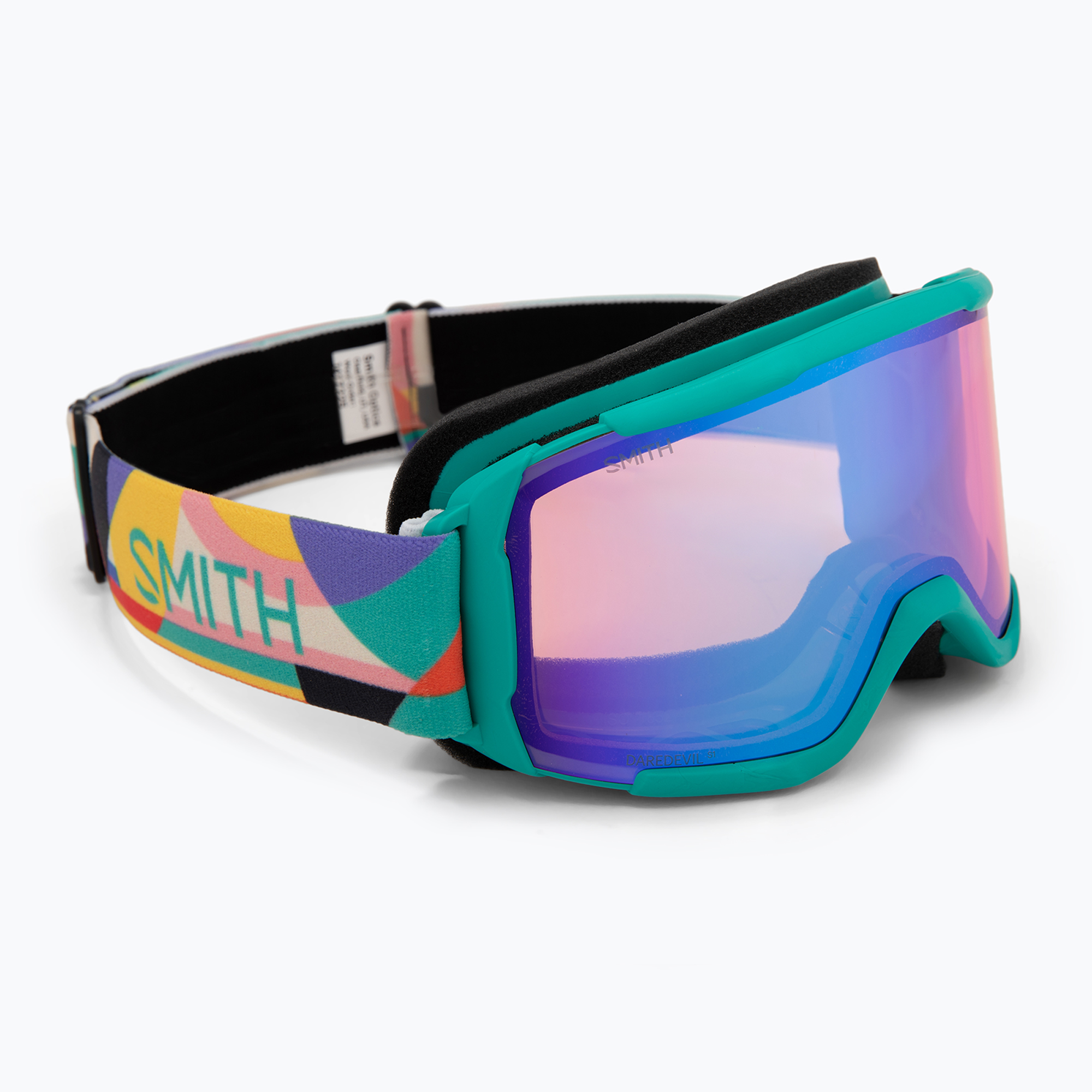 Ochleari de schi pentru copii Smith Daredevil Jr jade formations/blue sensor mirror