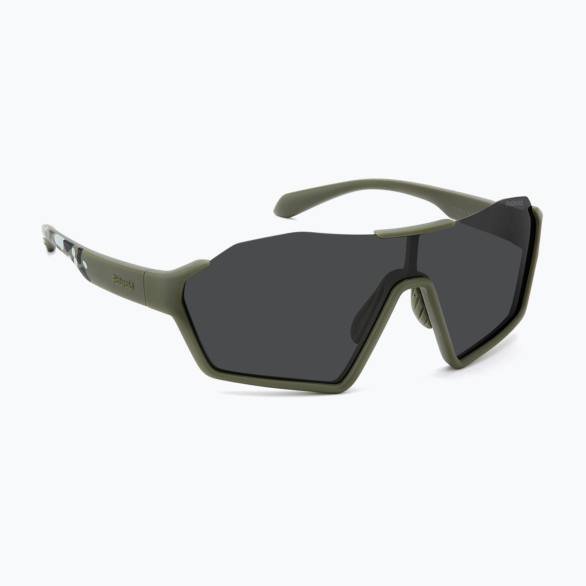 Okulary przeciwsłoneczne Polaroid PLD 7062/S matte green/grey polarized 