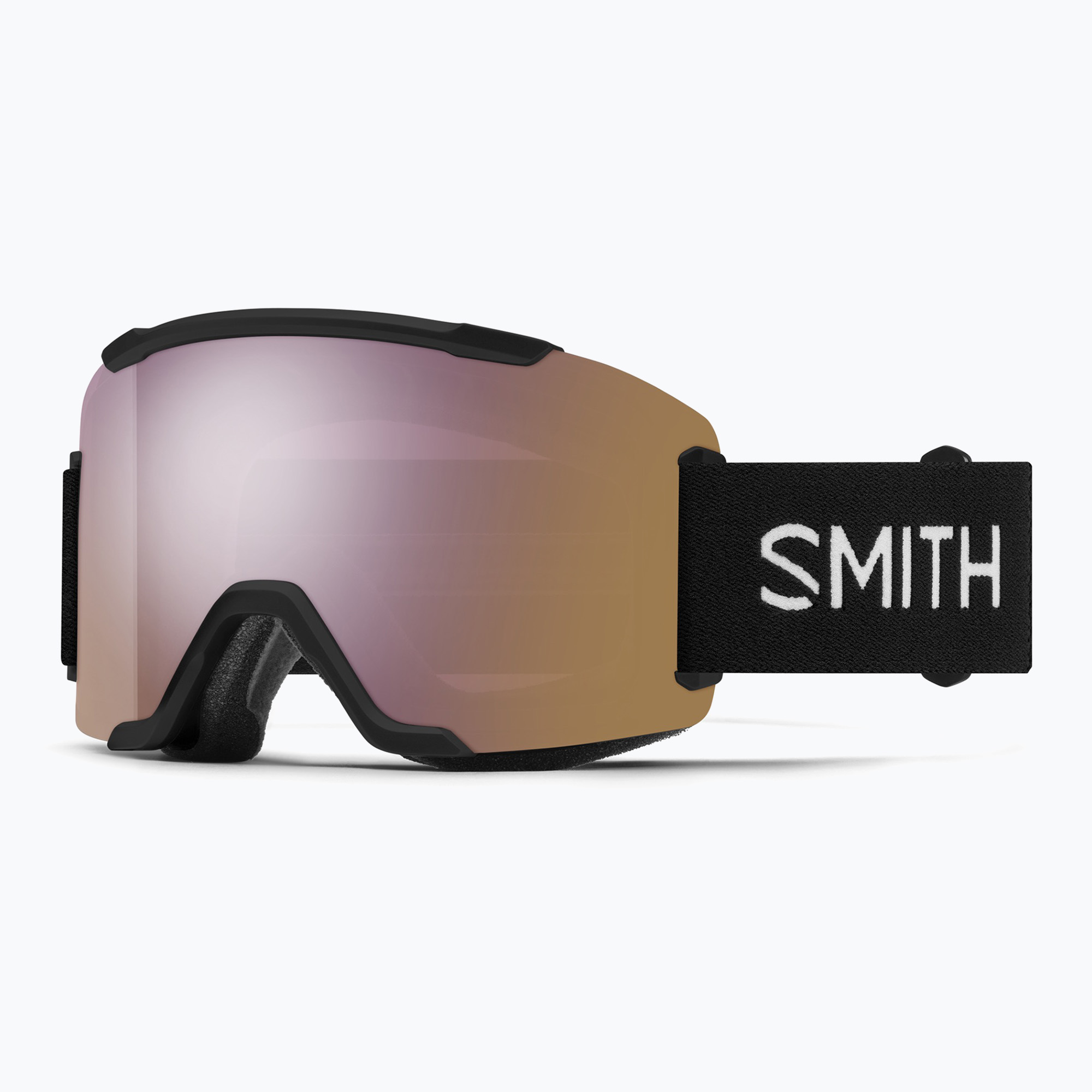 Скиорскa маска Smith Squad S2 black/chromapop everyday rose gold mirror