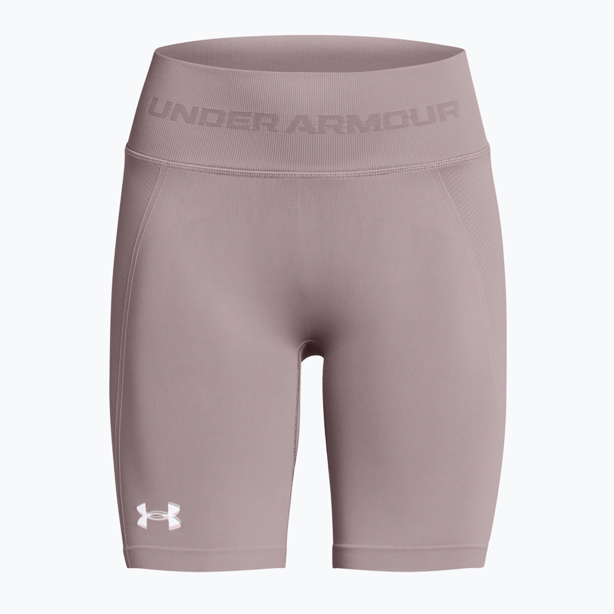 Spodenki treningowe damskie Under Armour Train Seamless tetra gray/white 