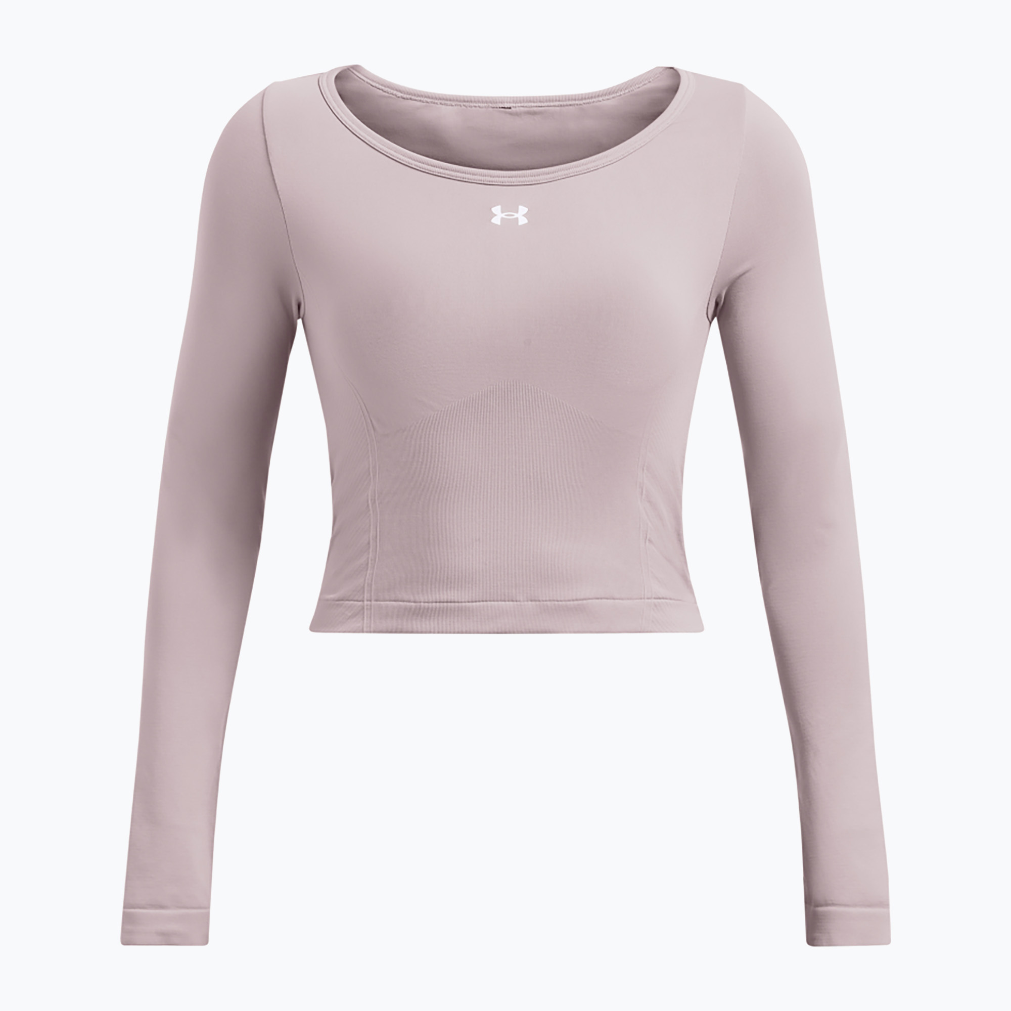 Longsleeve treningowy damski Under Armour Train Seamless white/black 