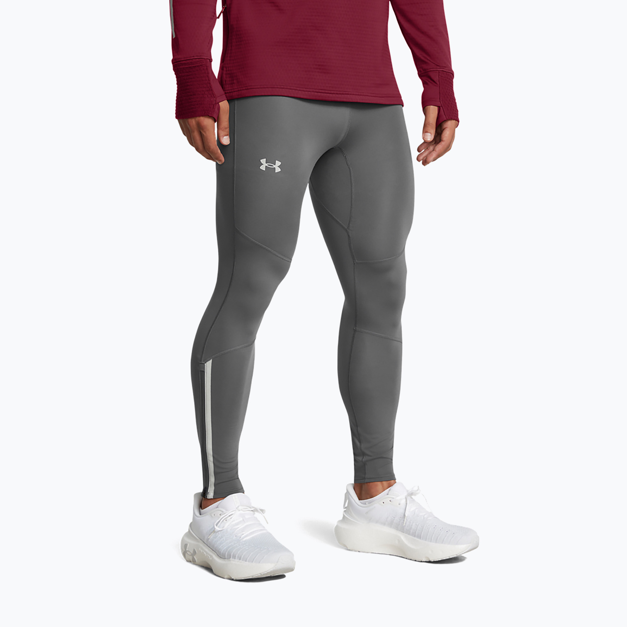 Legginsy do biegania męskie Under Armour Launch Elite CW casterlock/reflective 