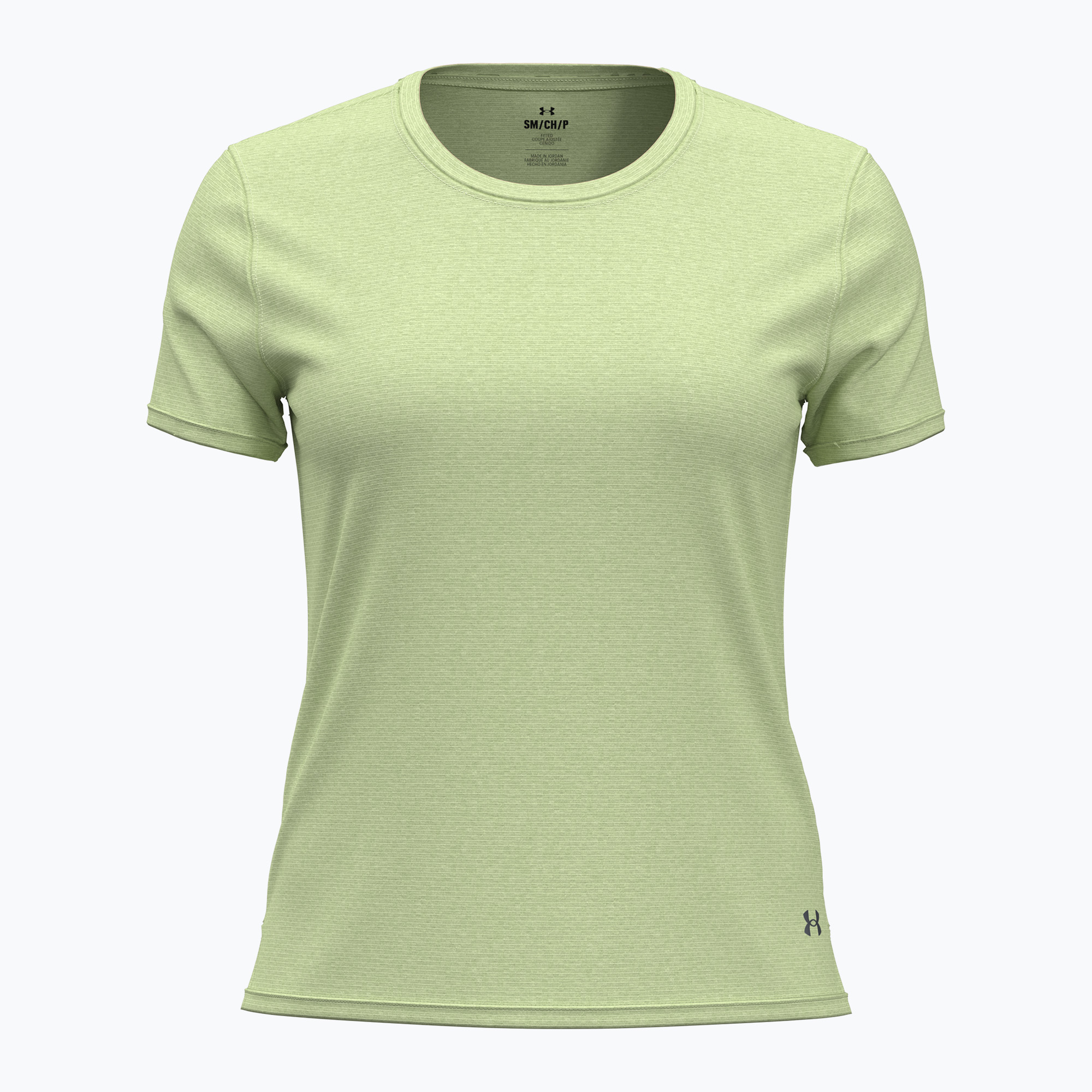 Under Armour Launch retro green/reflective women's running shirt (L)