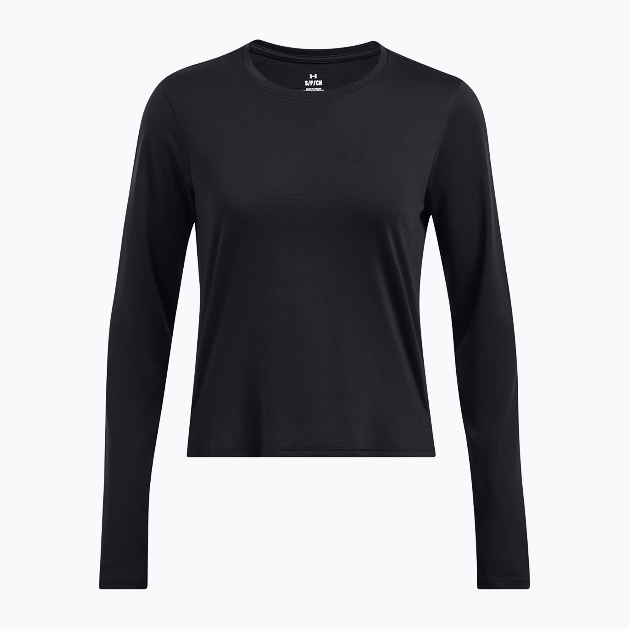 Longsleeve do biegania damski Under Armour Launch black/reflective 