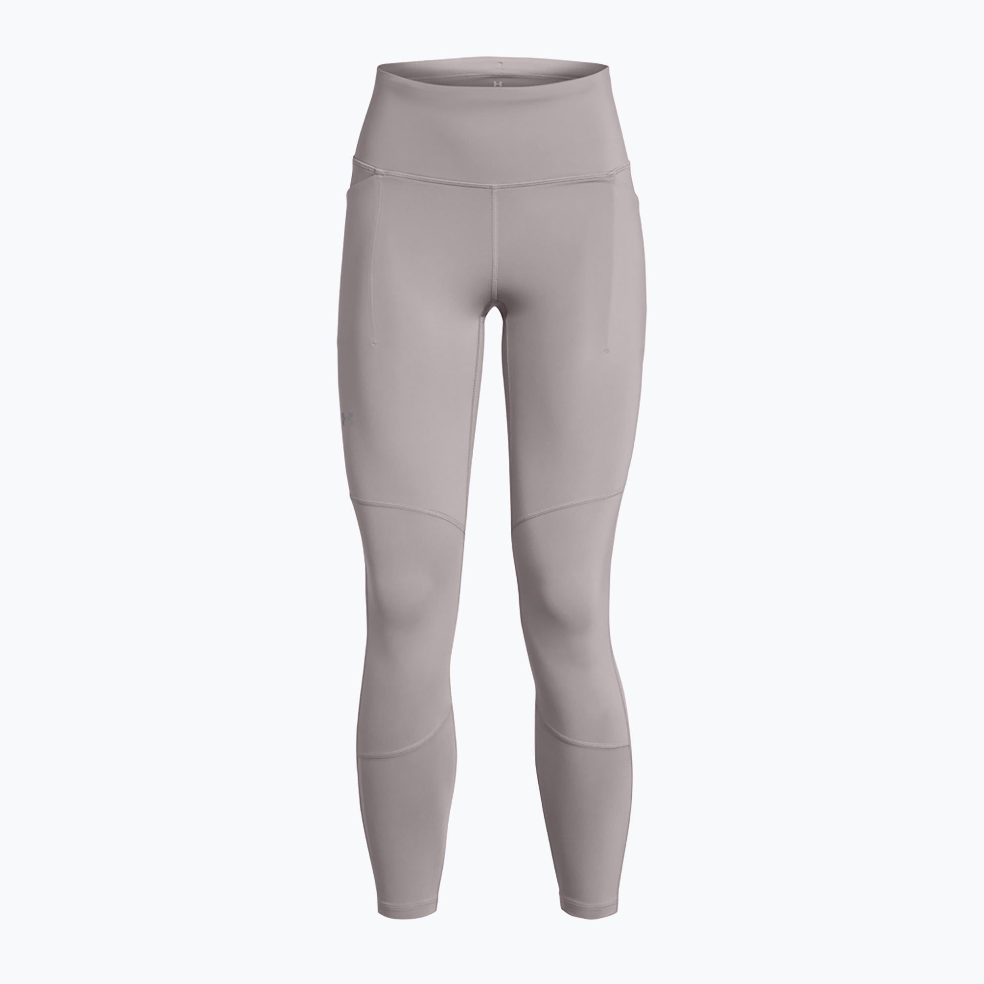 Legginsy do biegania damskie Under Armour Launch Elite CW tetra gray/reflective 