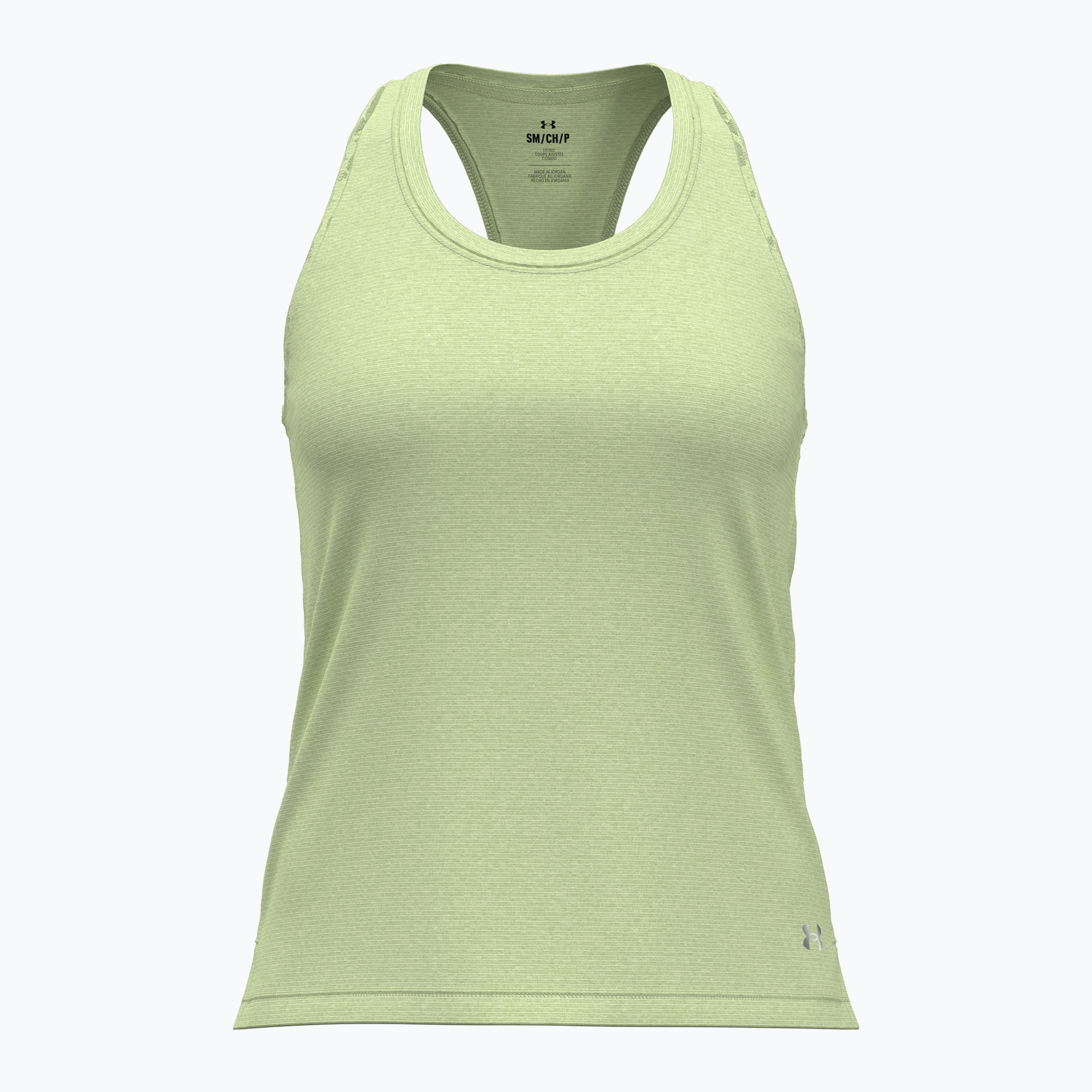 Дамски потник за бягане Under Armour Launch Singlet retro green/reflective
