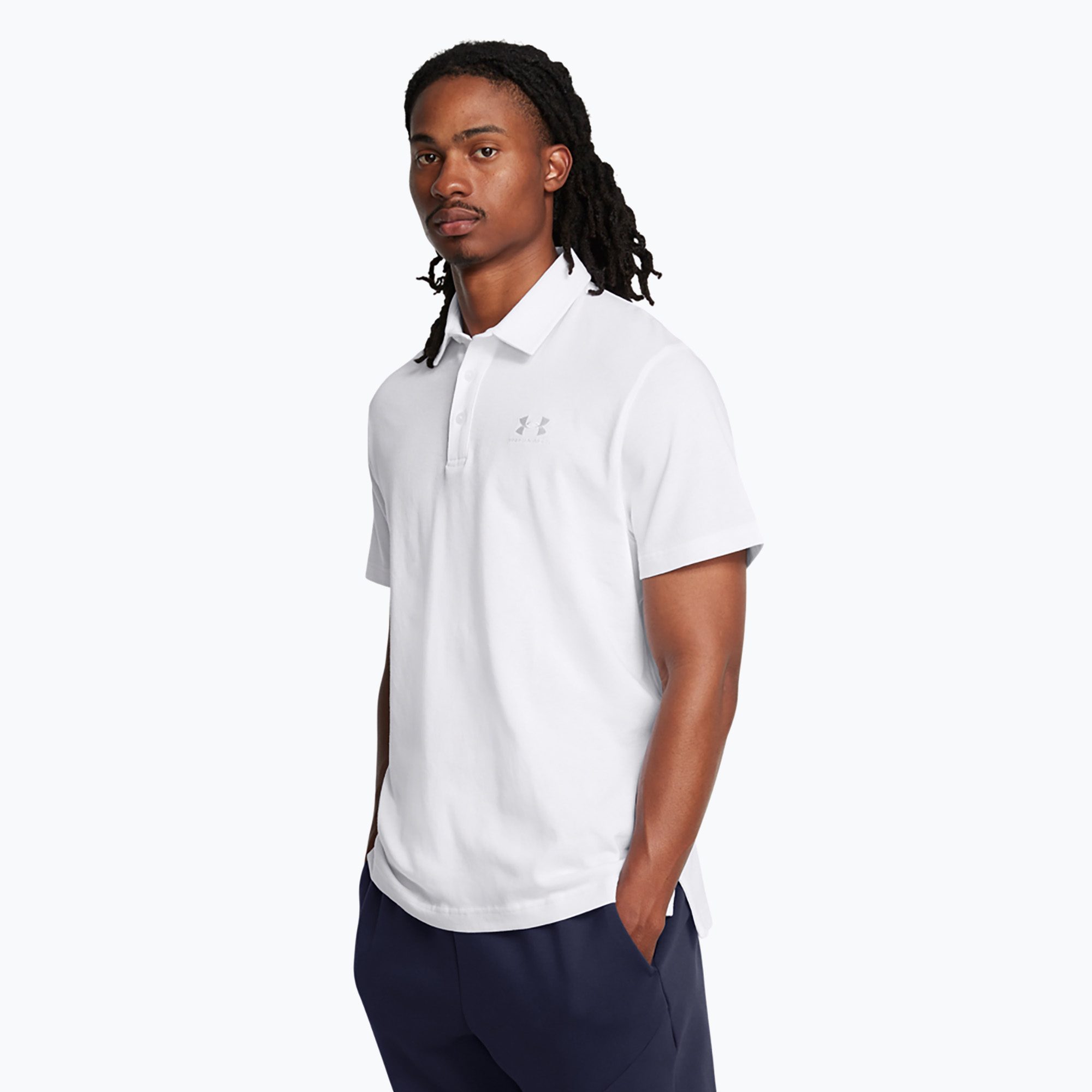 Koszulka polo męska Under Armour Icon Polo white/white 