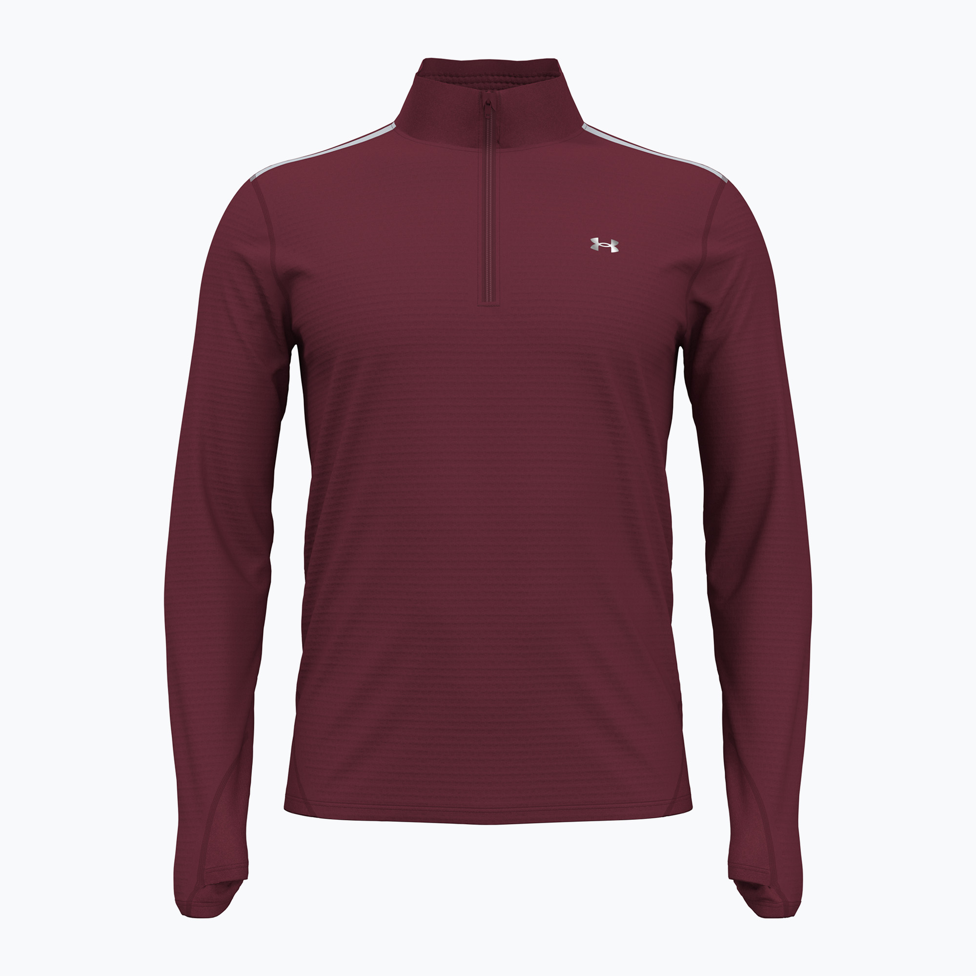 Bluza do biegania męska Under Armour Vanish CW 1/4 Zip cardinal/reflective 