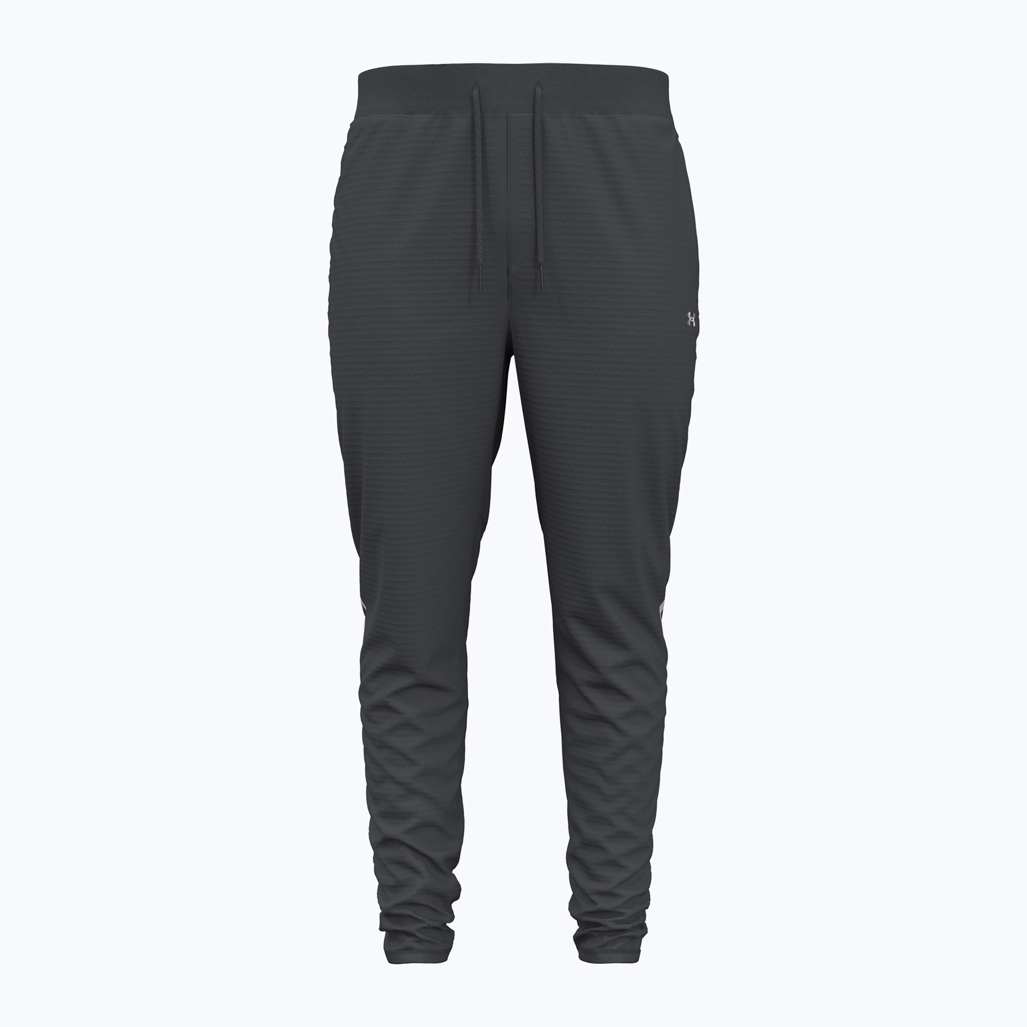Pánske tréningové nohavice Under Armour Vanish CW Fitted castlerock / reflexná farba
