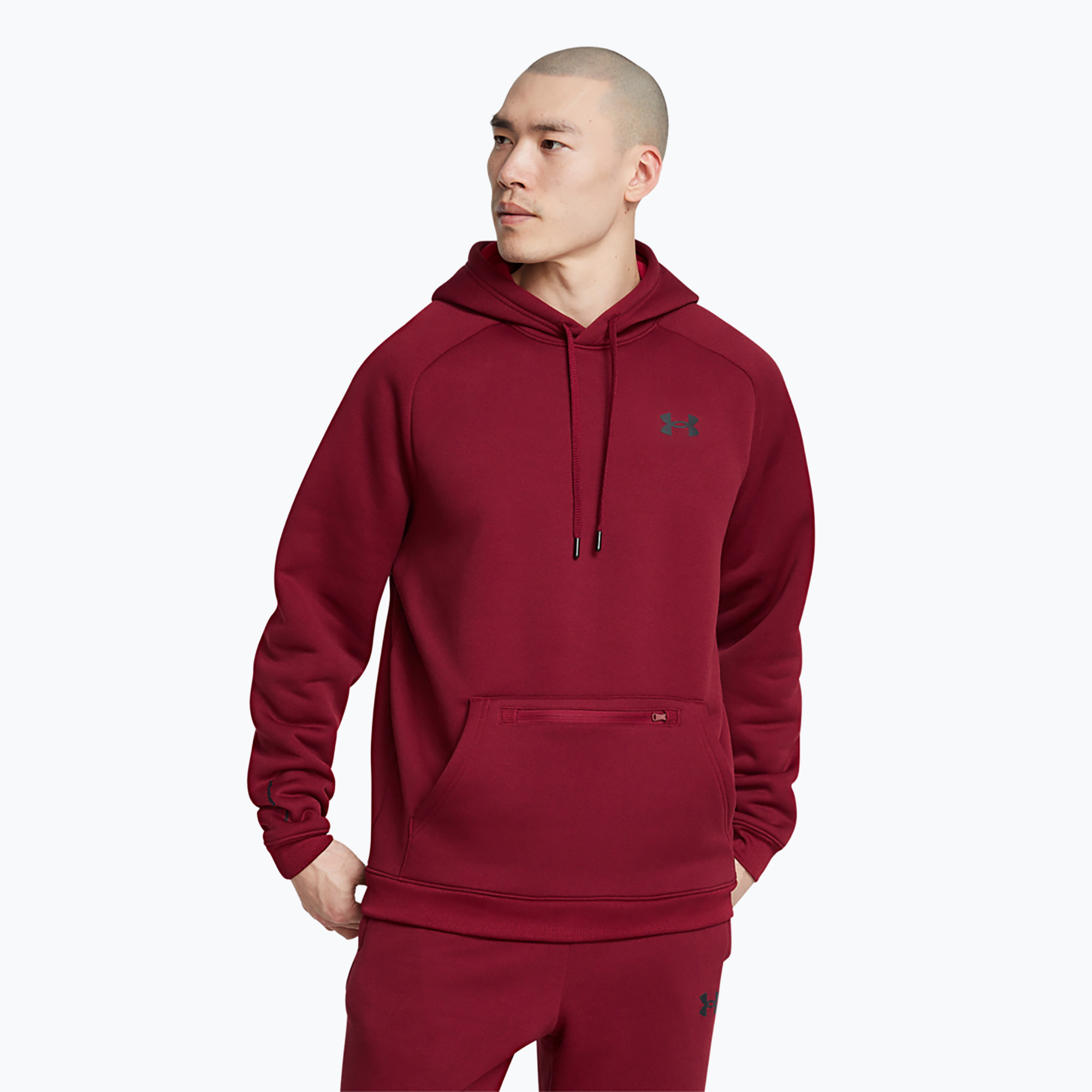 Bluza męska Under Armour Fleece Pro Kangra HD cardinal/black 