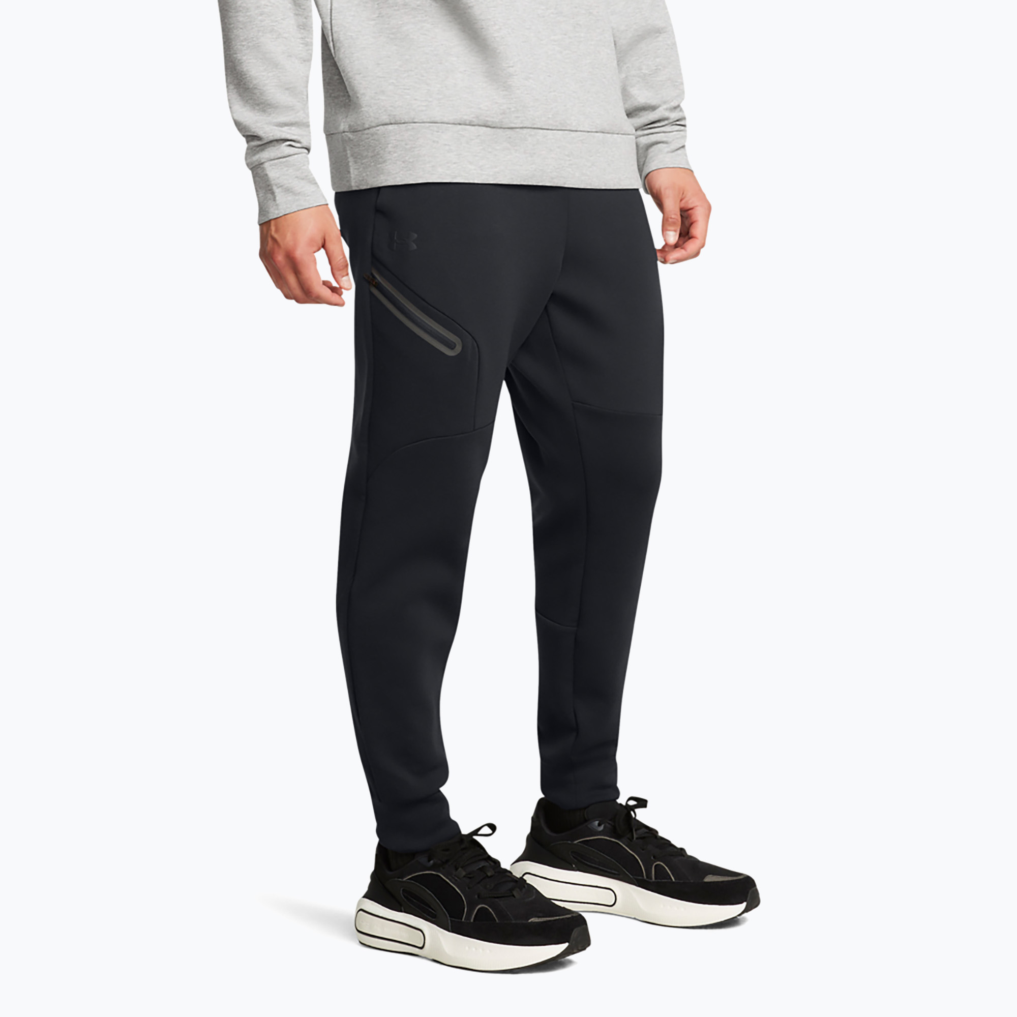 Men's trousers Under Armour Unstoppable Fleece black/black (XXL)